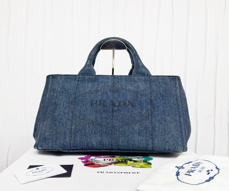 PRADA Denim Beach Bag 35 22339961