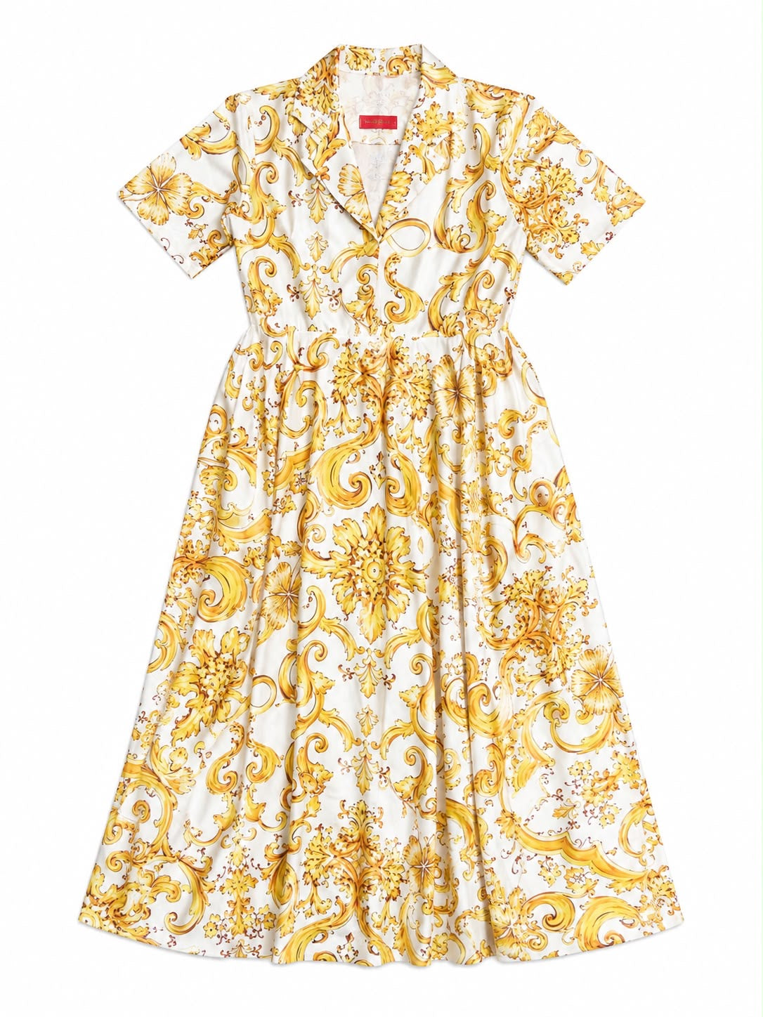 DRESS ILARIA MOSAIC YELLOW MCL11719