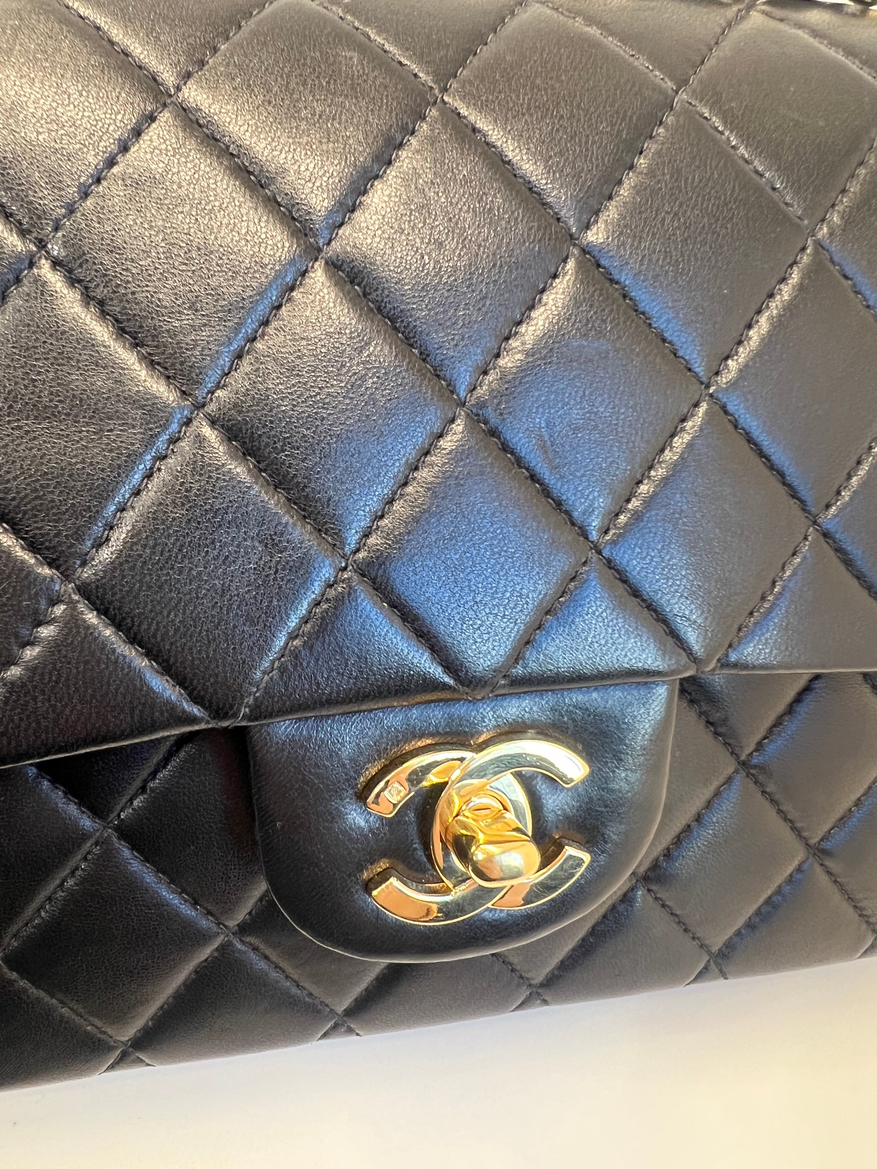 Chanel Black Medium Classic Flap Lambskin