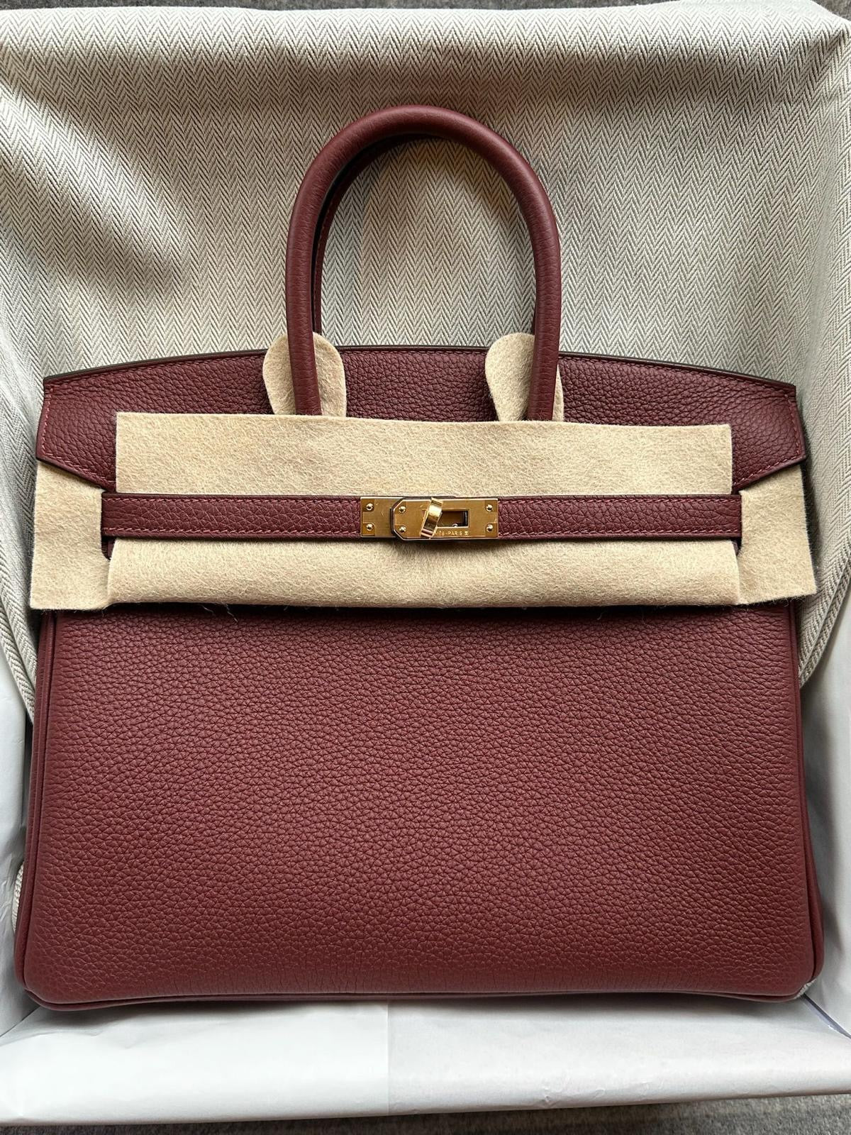 Hermes Birkin 25 Rouge H GHW ALTC0537