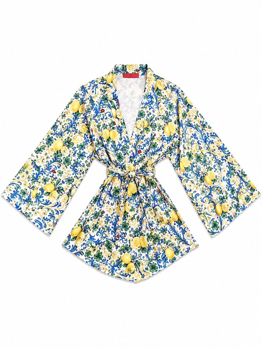KIMONO BELLIE MOSAIC CLOVER BLUE MCL11814