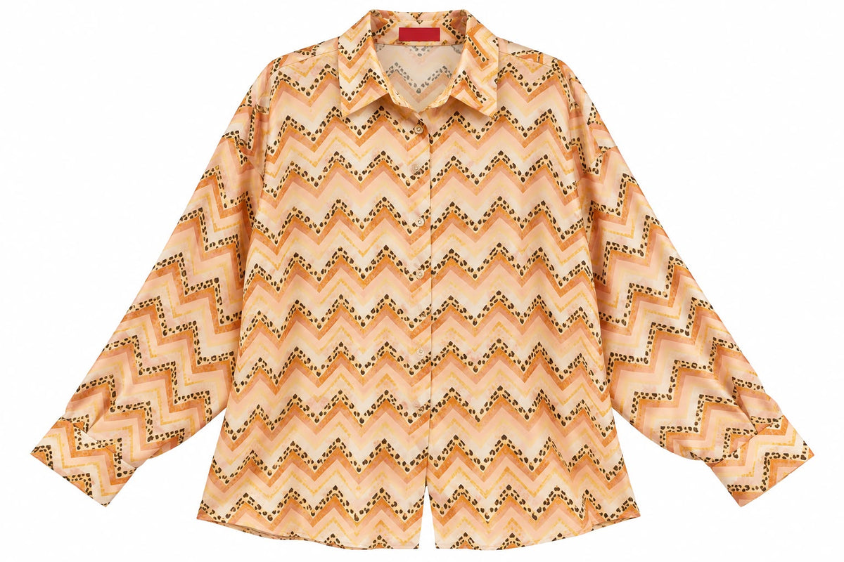 SHIRT KAREY CHEVRON PINK MCL13359
