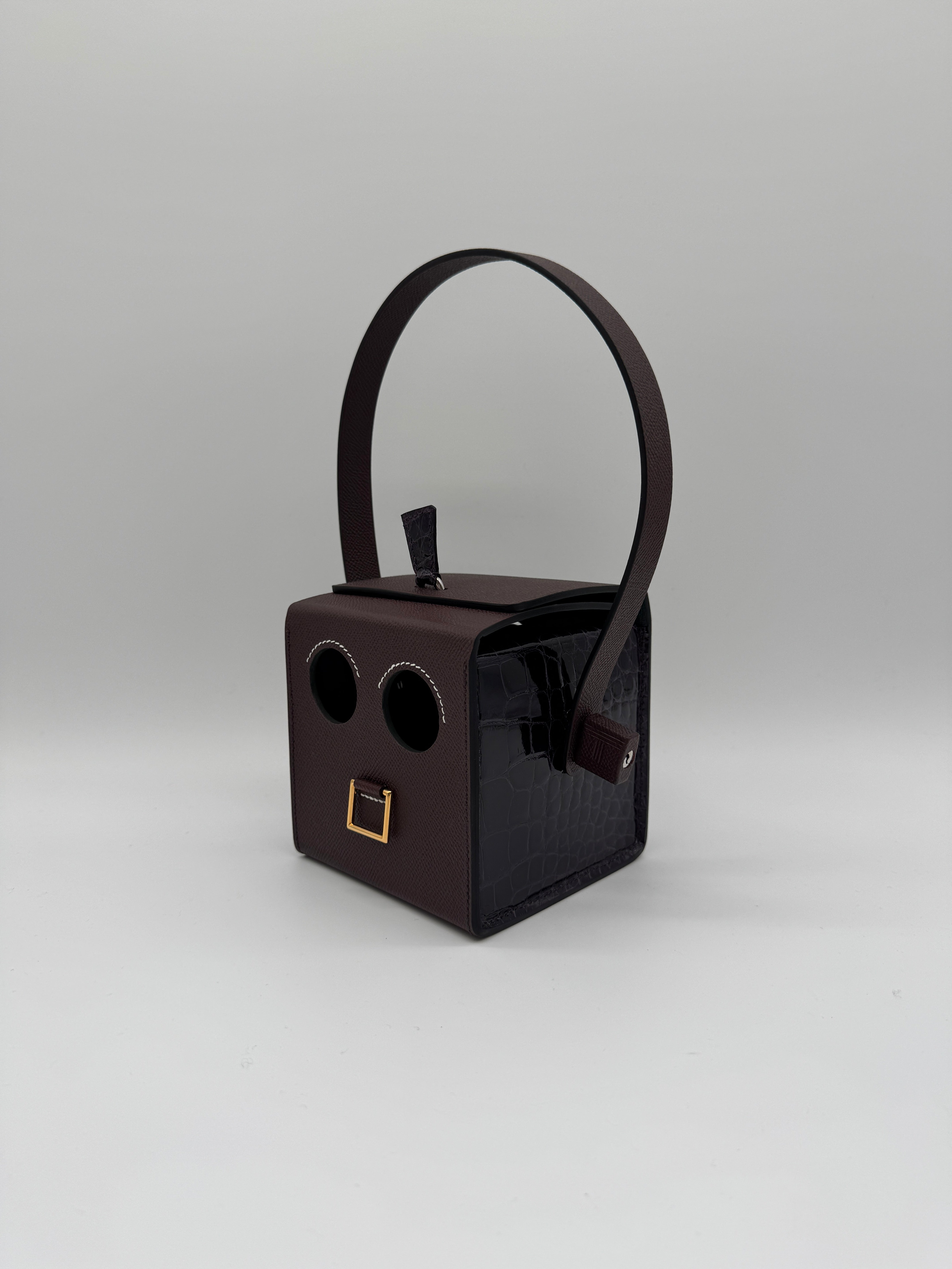 Hermès Petit H robot rouge sellier - cassis