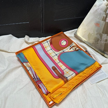 Hermes silk scarf/square scarf 90/90 US661719