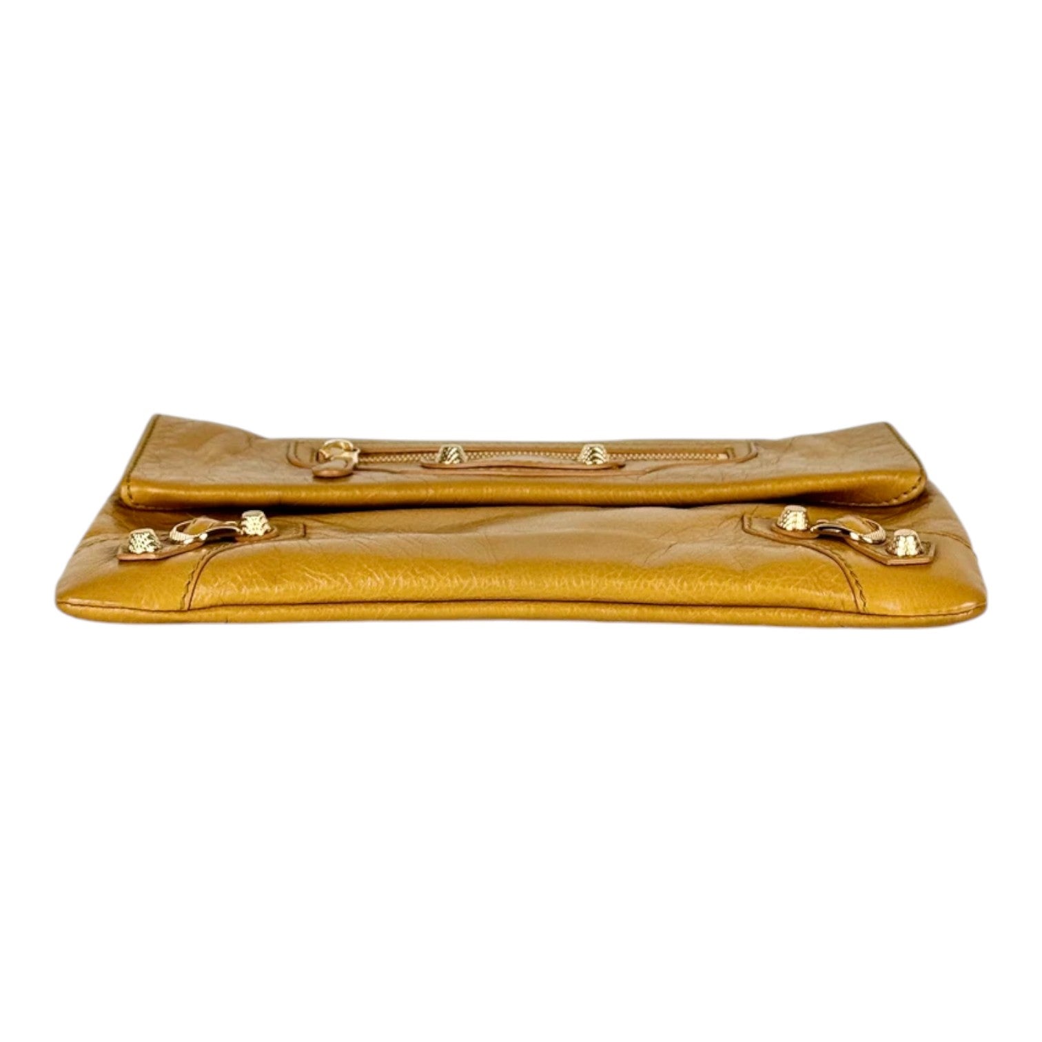 Balenciaga Yellow City Clutch Bag