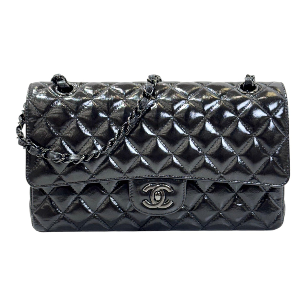 Chanel Classic Flap Medium SO Black Bag - Full Set