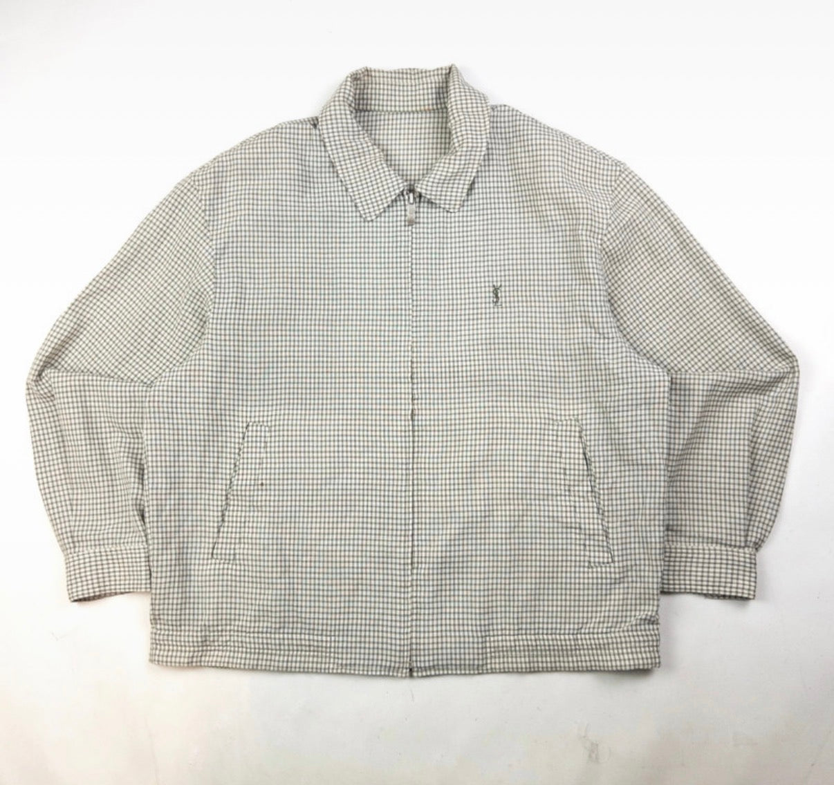 Vintage YSL Yves Saint Laurent Harrington Jacket Size M DBXM0030