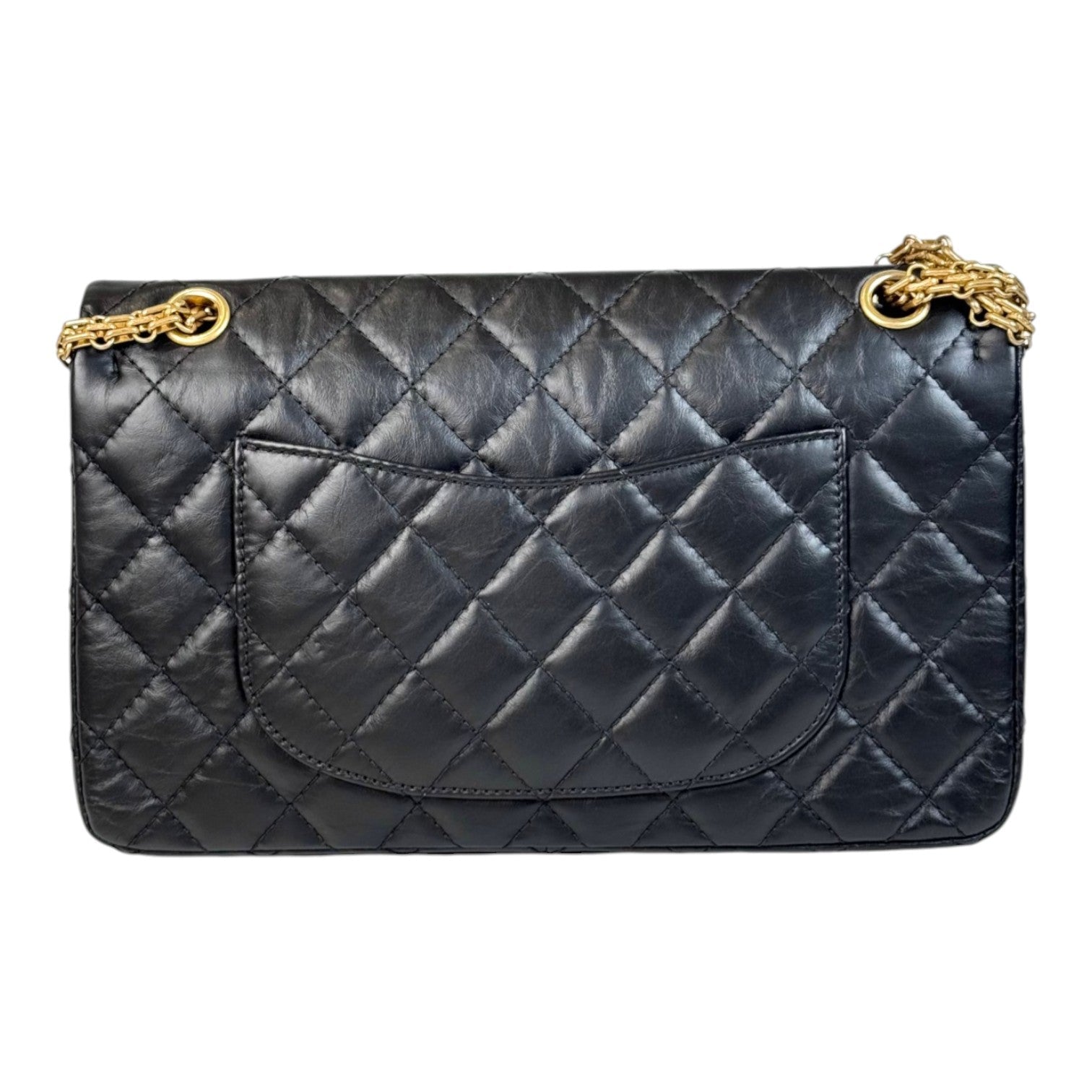Chanel Medium Reissue 2.55 Black Bag with Gold Hardware