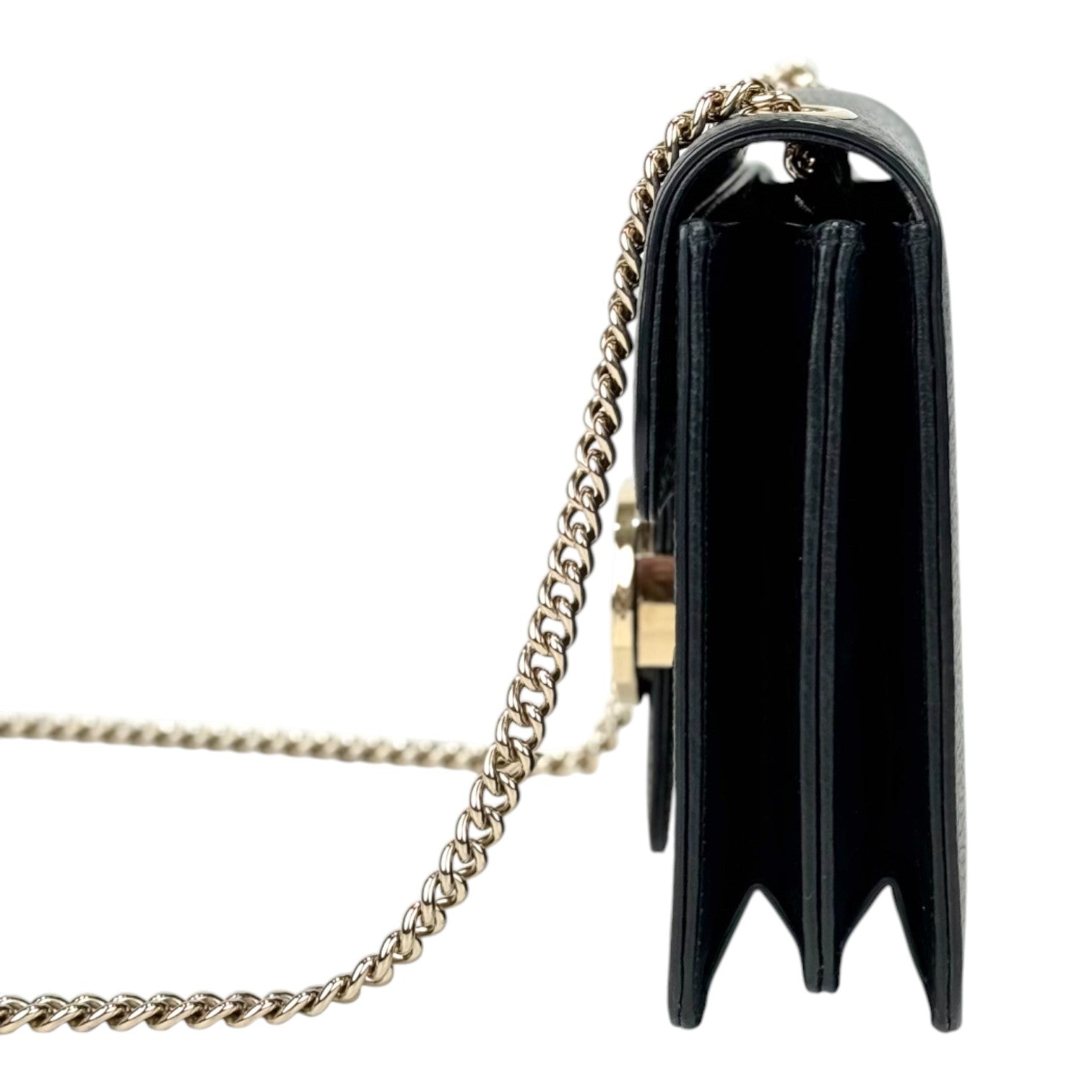 Gucci Black G Buckle Chain Bag