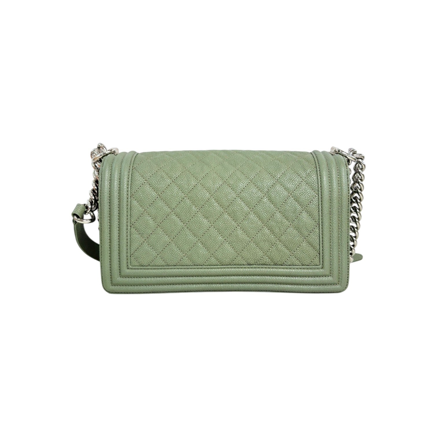 Chanel Pastachio Green Medium Leboy Bag