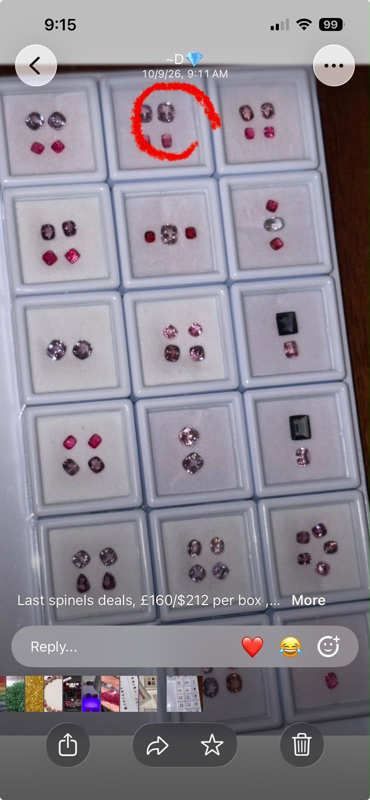 Box £160 for Cici DXBCS6732