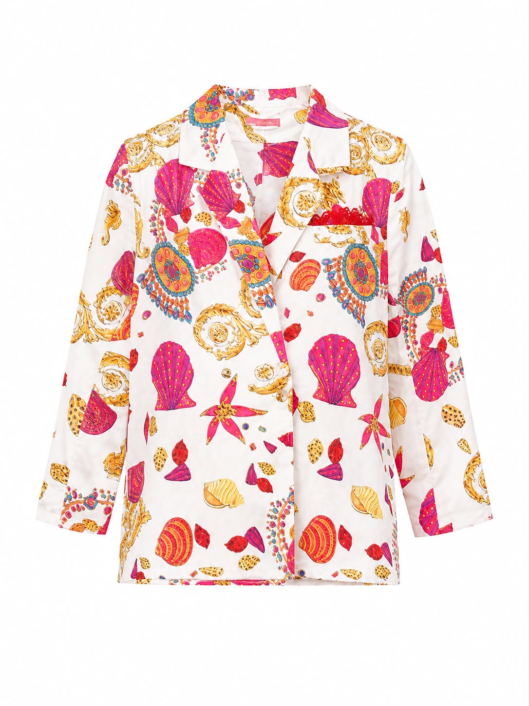 JACKET JUSTIN PAMEGEE PRINT OFF WHITE MCL13044