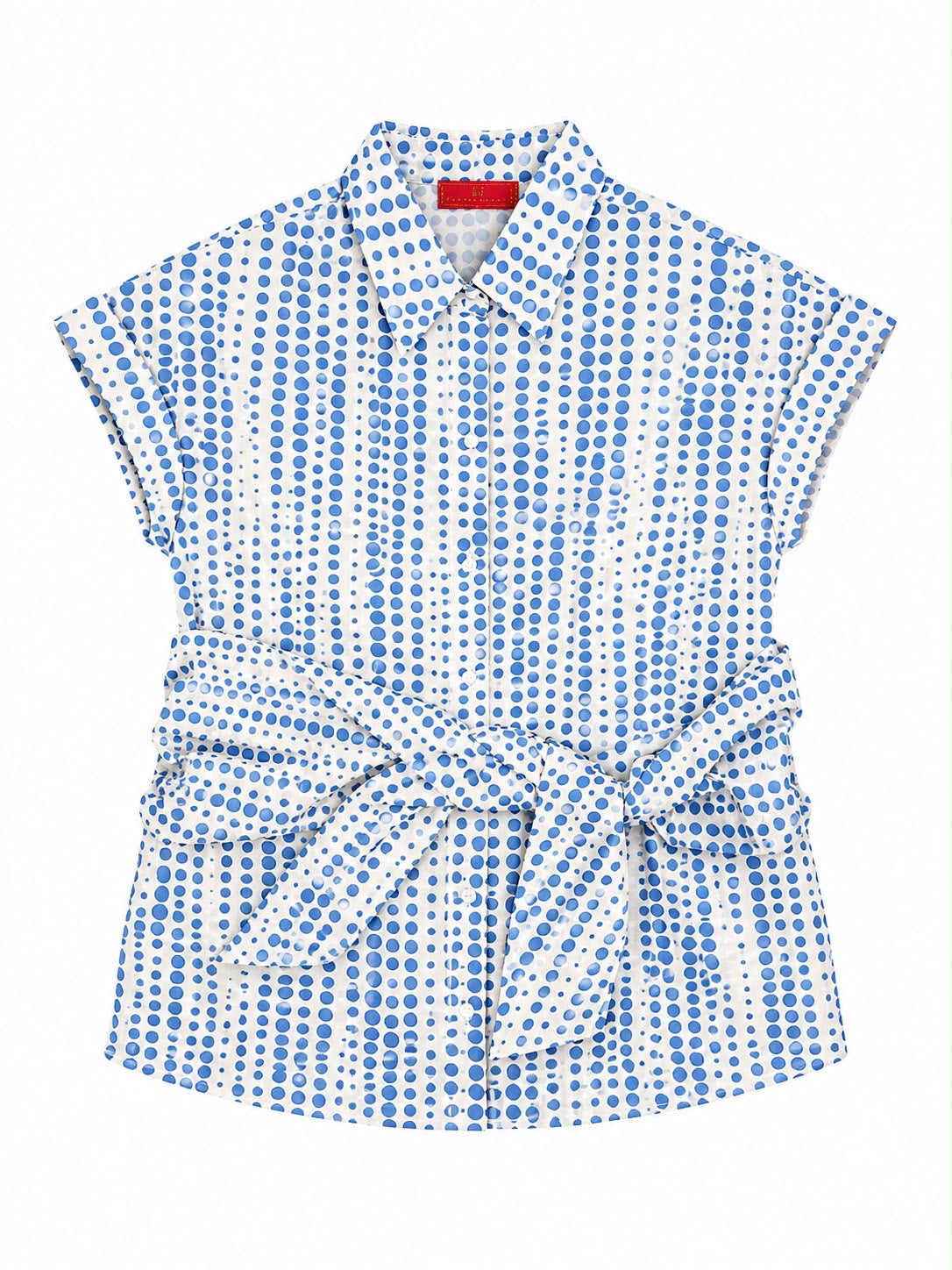 SHIRT VIVIENNE DOTS GRADIENT BLUE MCL11678