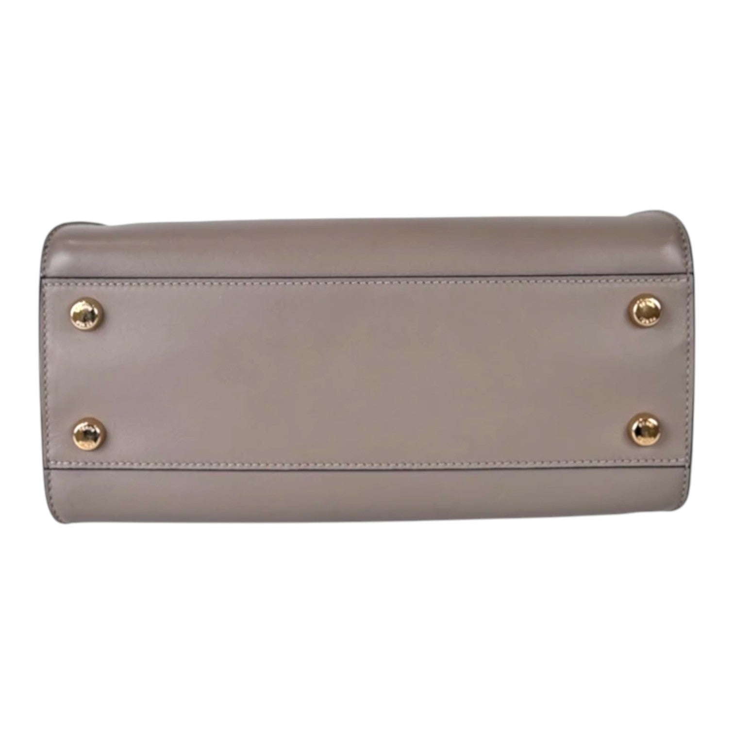 Fendi Small Taupe Peekaboo Bag with Strap