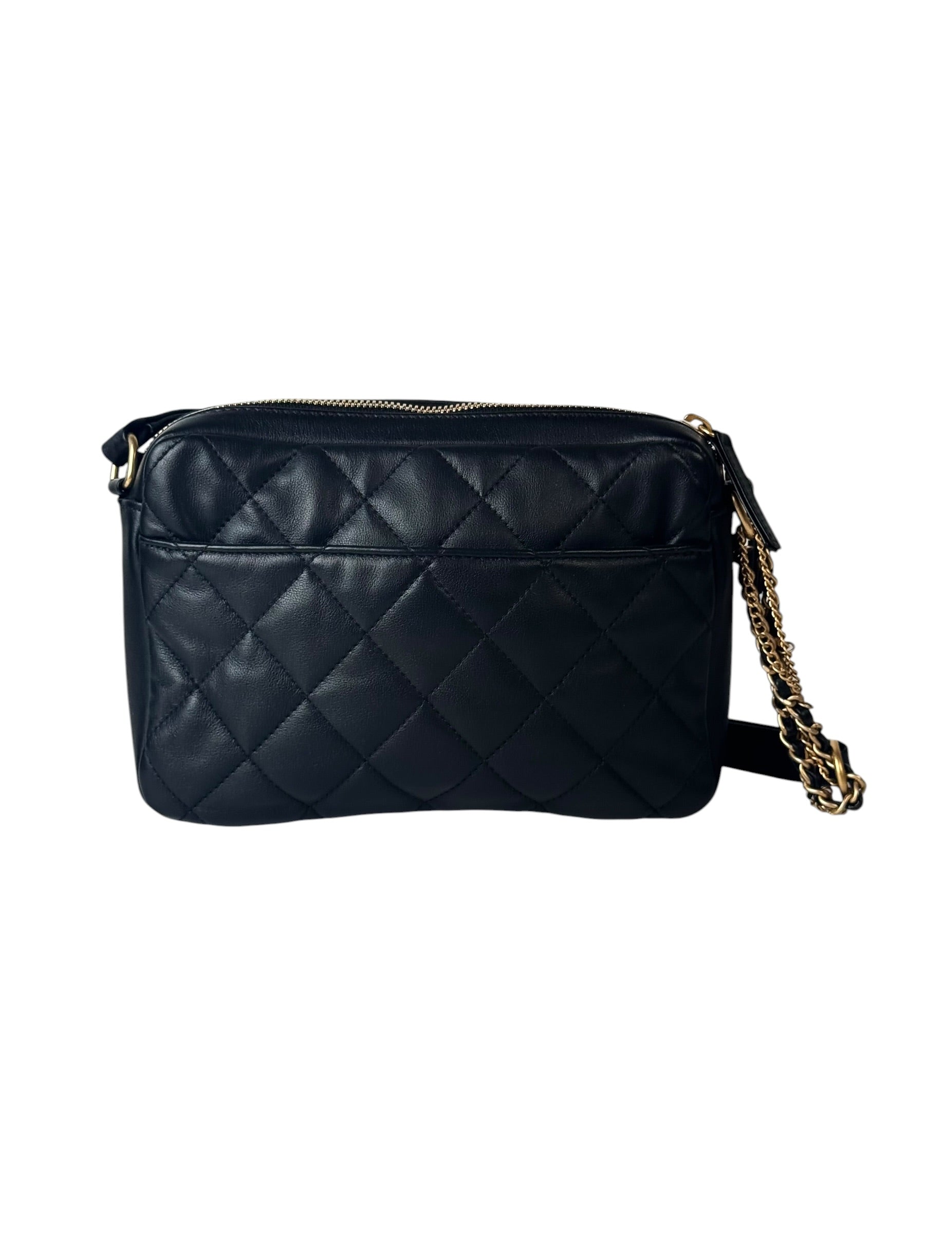 Chanel Black Camera Bag 22C