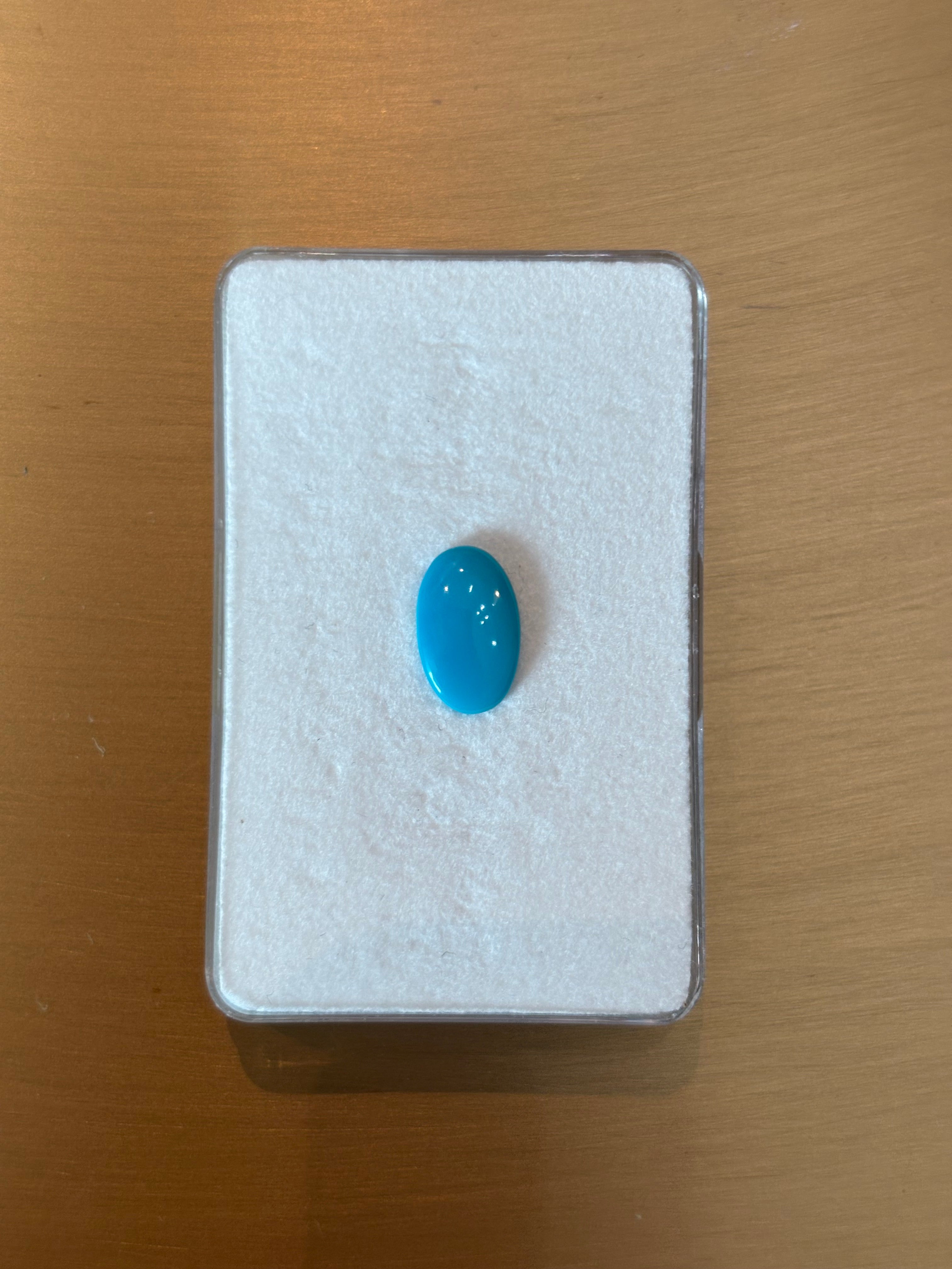 1.60ct Sleeping Beauty Arizona Turquoise Oval* THAIC0048