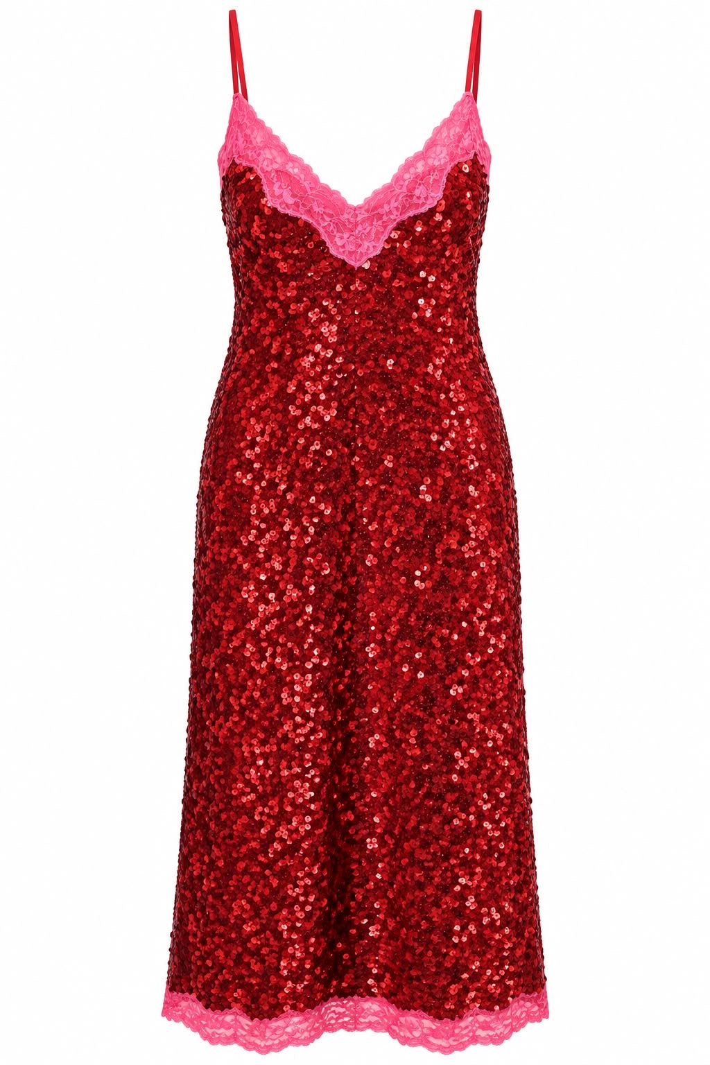 WILLOW RED SEQUINS - AVAILABLE IN S, M ,L - MCL13302