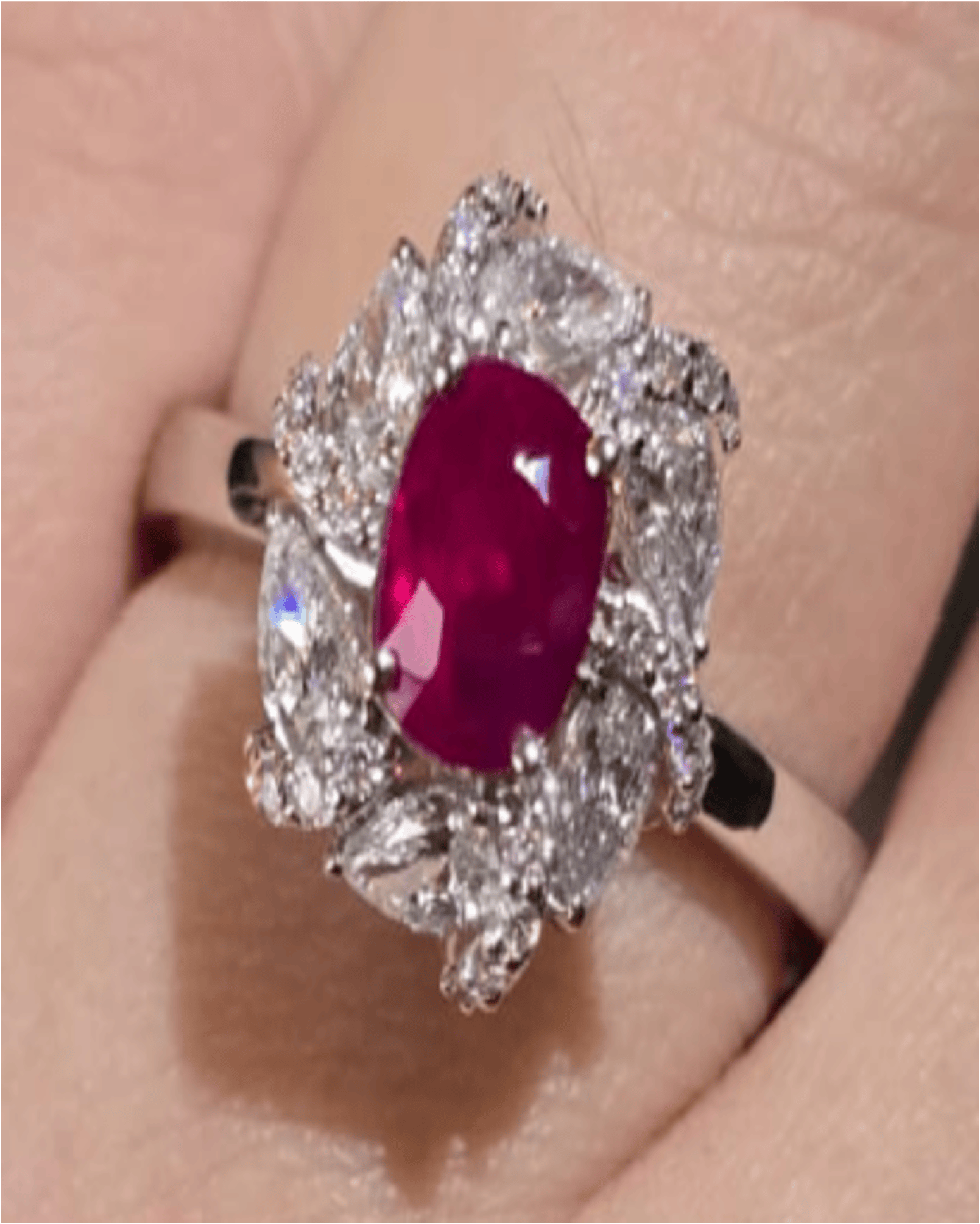 1.07ct Unheated Burma Ruby Ring SYCB77