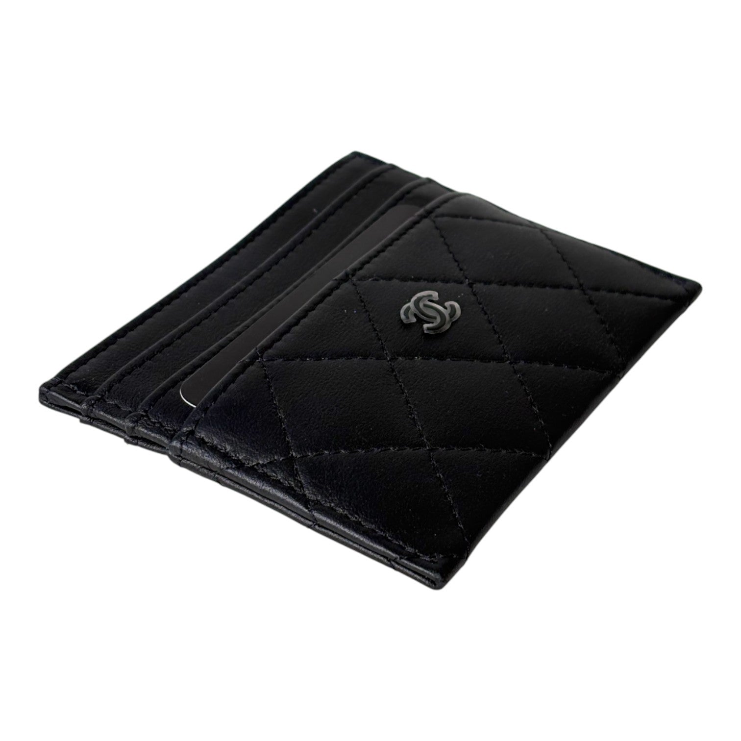 Chanel So Black Card Holder