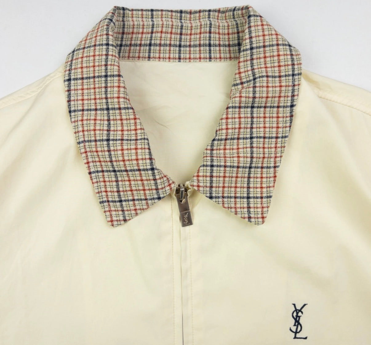 Vintage YSL Yves Saint Laurent Harrington Jacket Size M DBXM0031