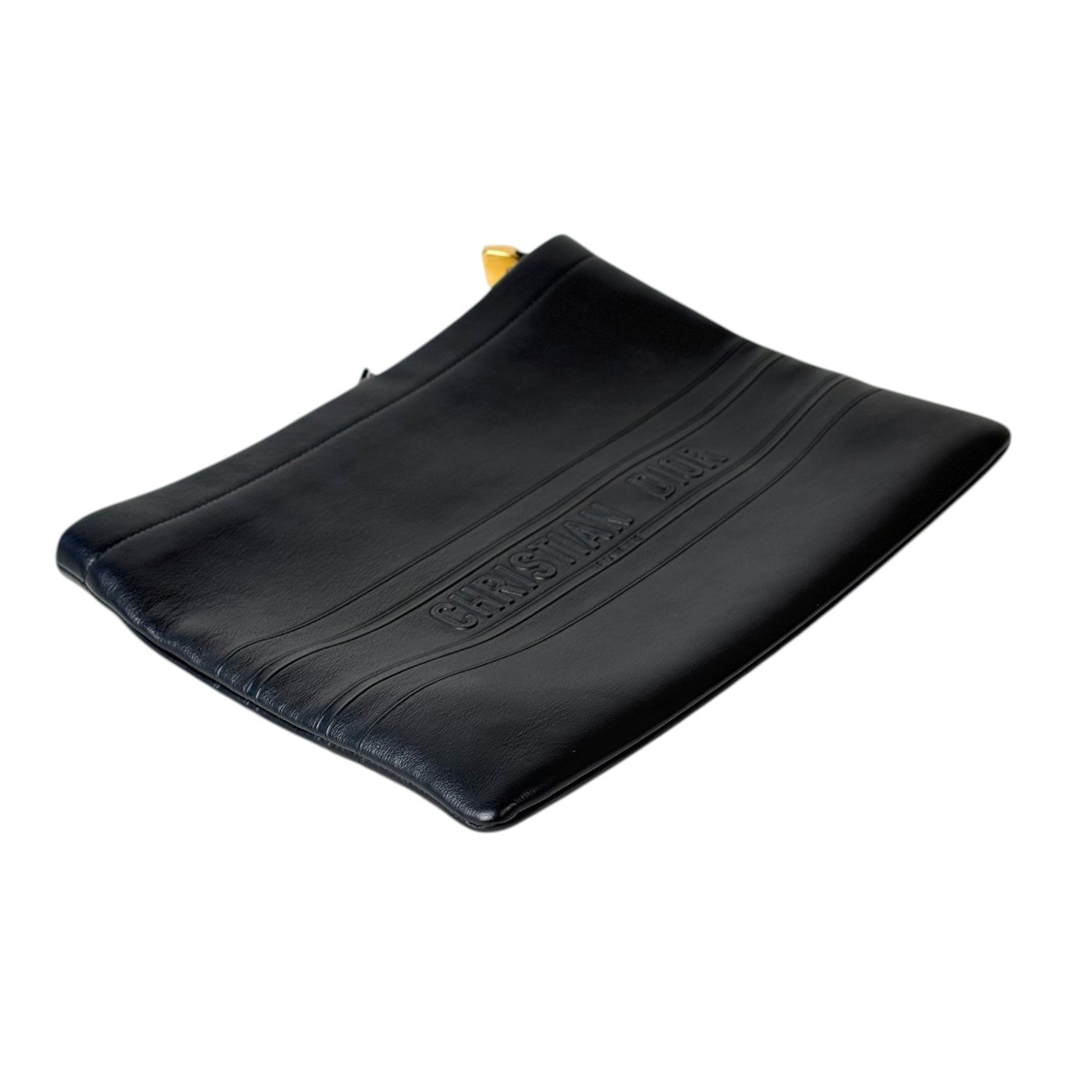 Dior Black Zip Clutch Bag