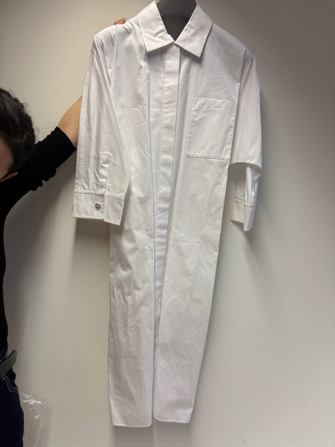 Hermès Shirt Dress - White
