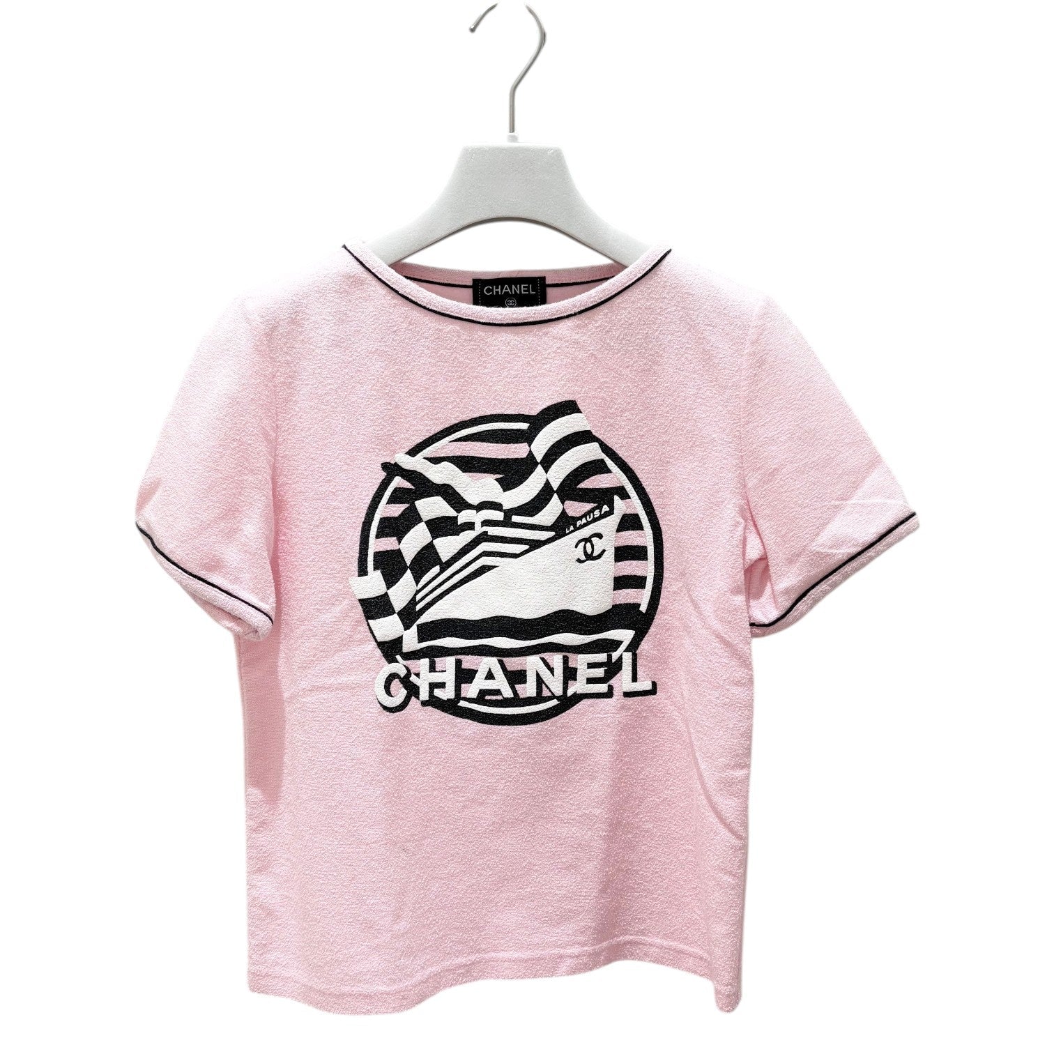Chanel La Pausa Terrycloth T Shirt in size 34