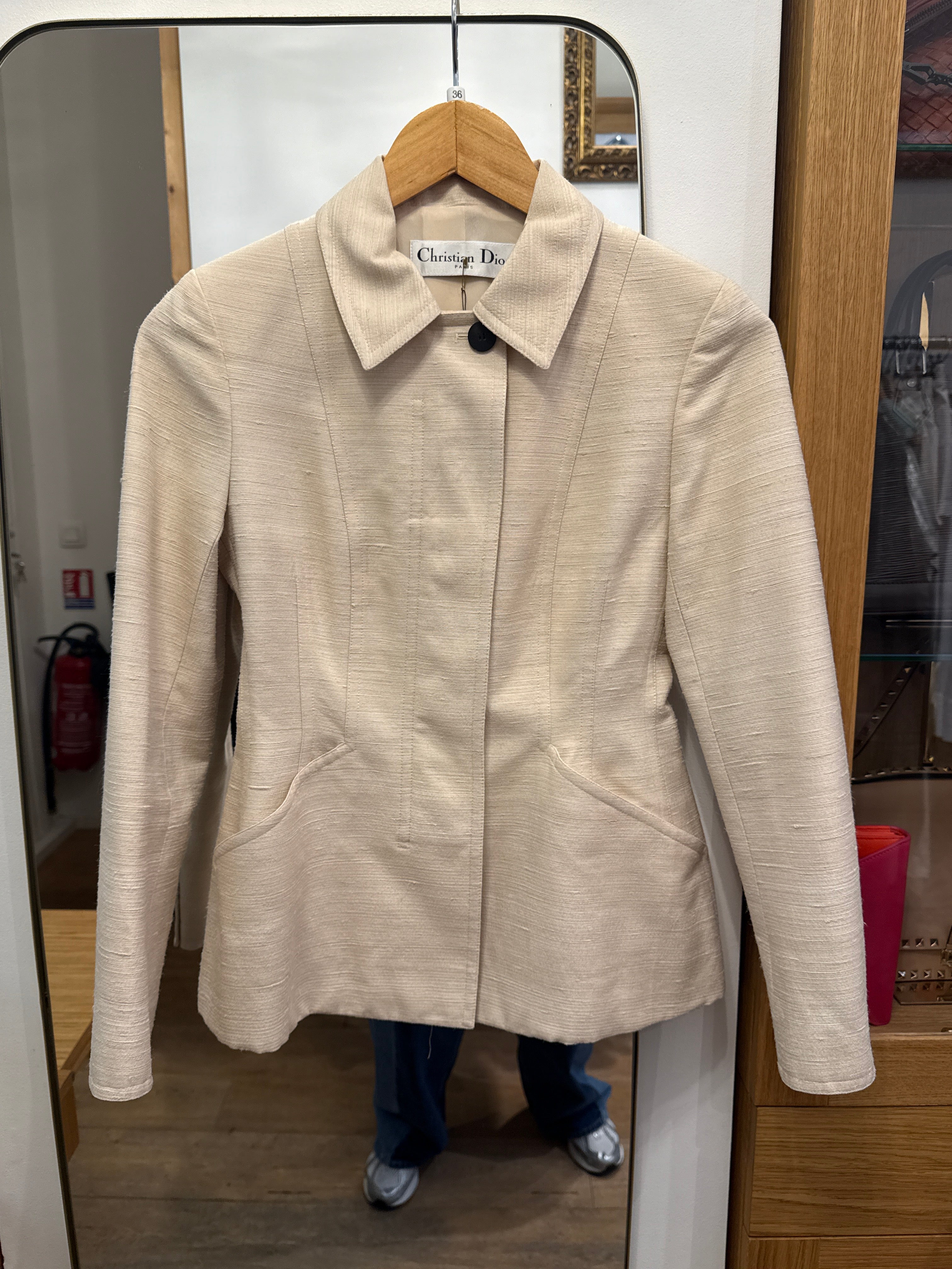 Christian Dior Off-white bar jacket AGC3603