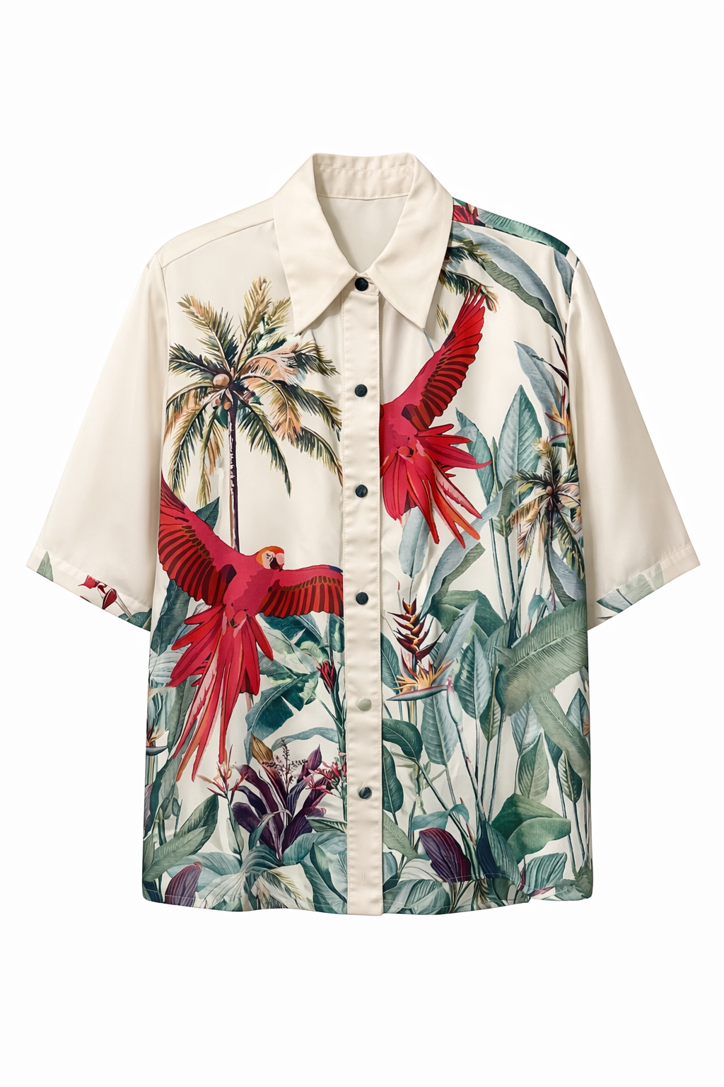 Shirt Leo Parrots Off White MLl00284