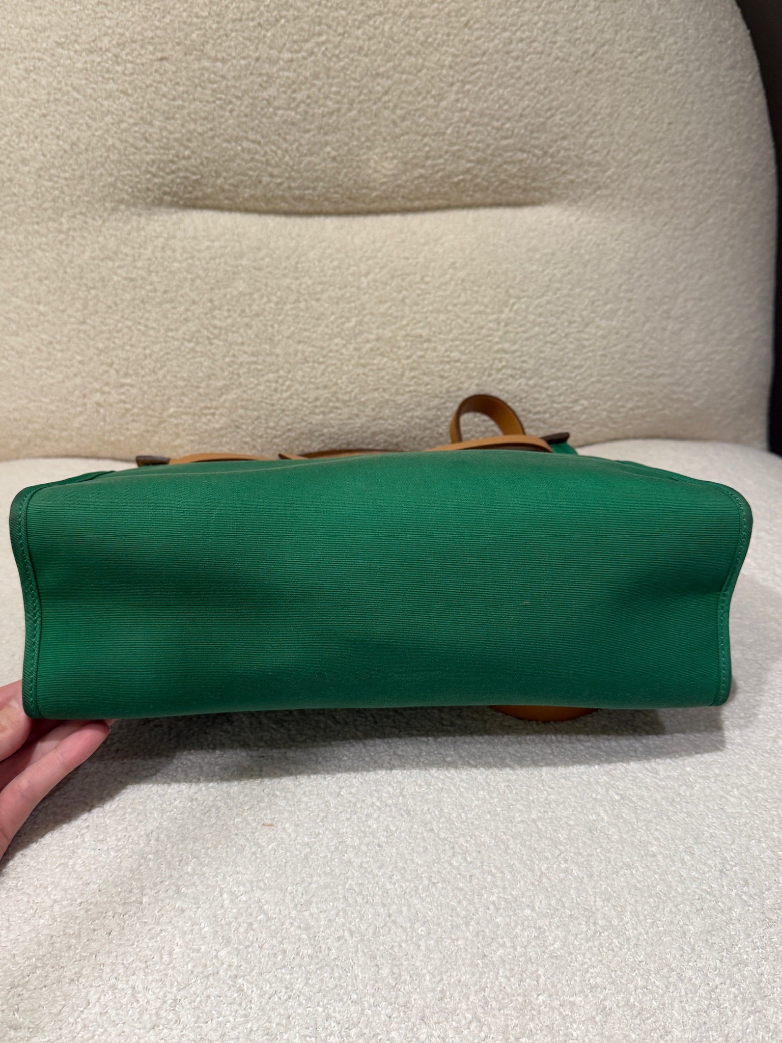 Hermès Herbag Zip 31 Bambou & Leather Tote - X Stamp