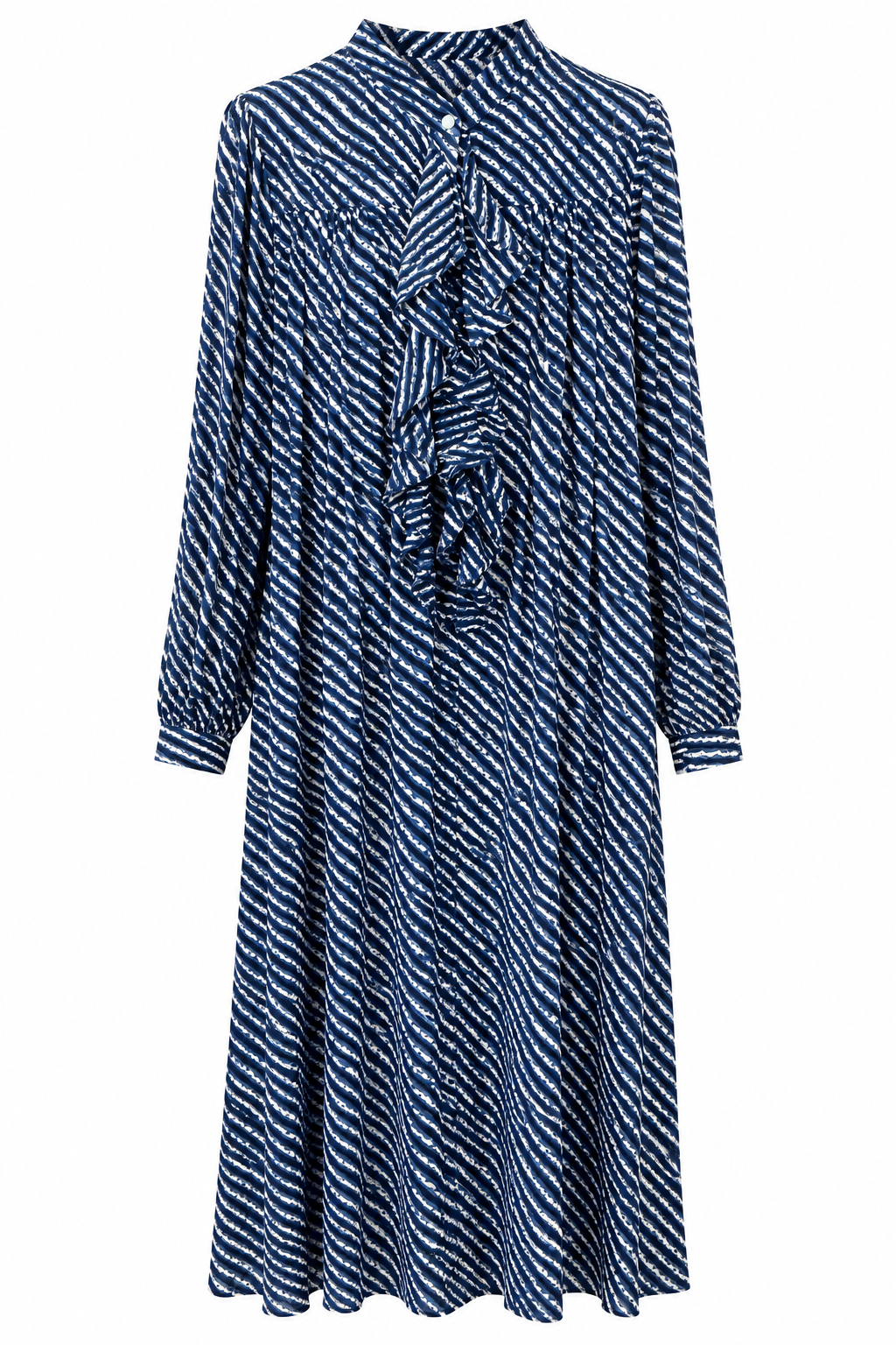 MAXI DRESS BLUE STRIPES MULTI MCL11913