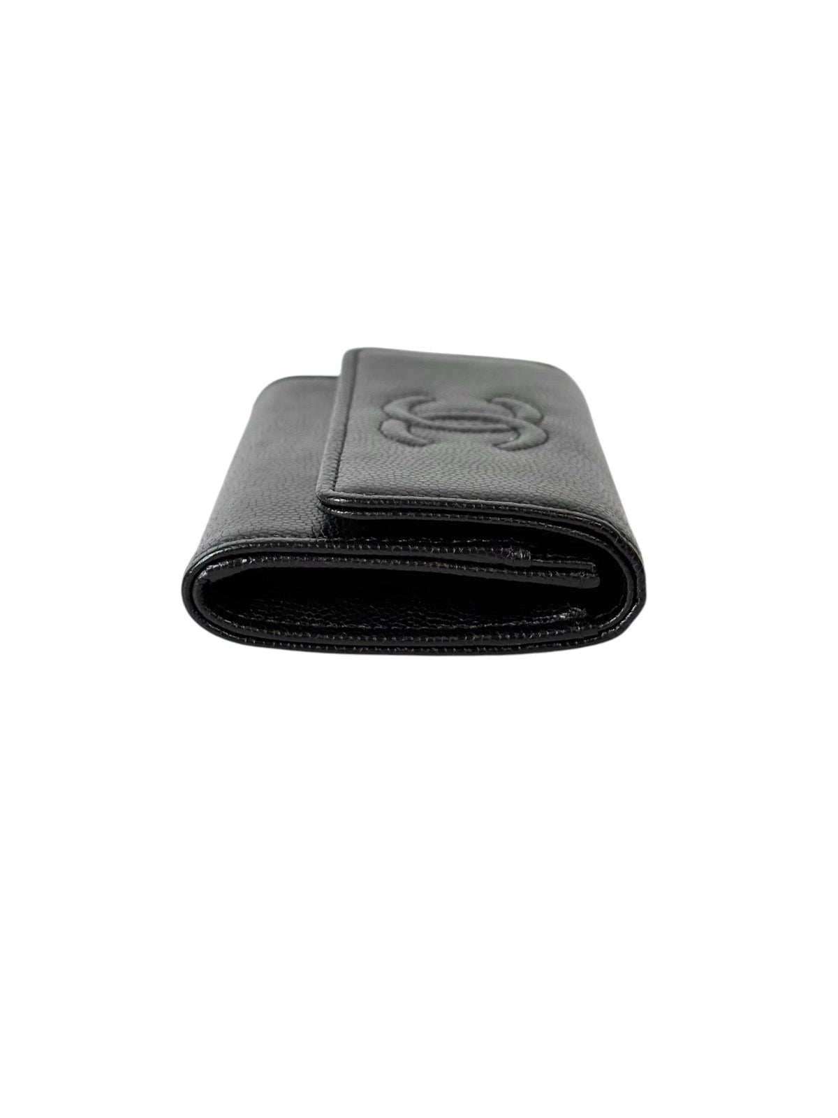 Chanel Black Mini Caviar Card Wallet