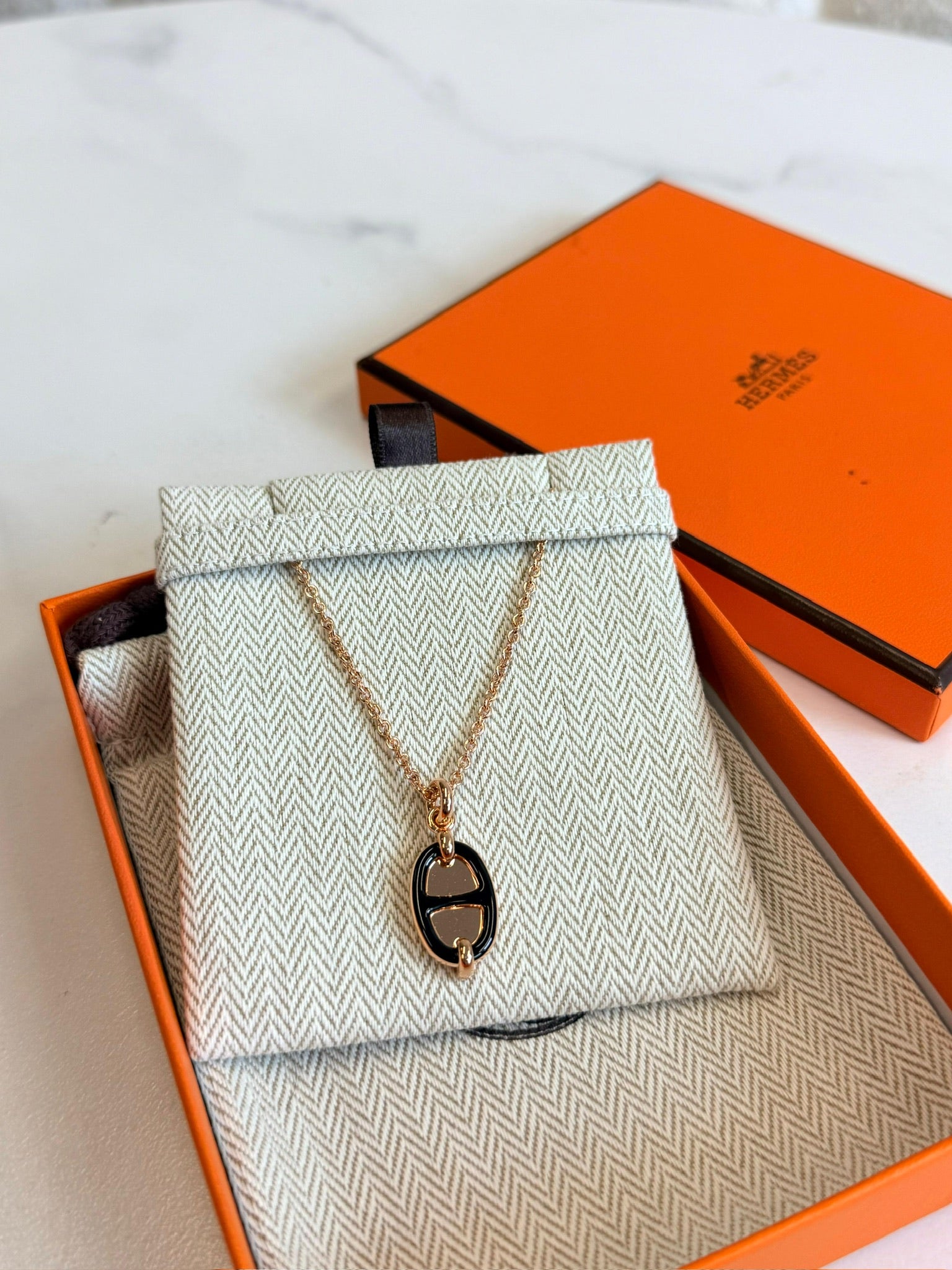 Hermès Mini Maillon pendant, small model