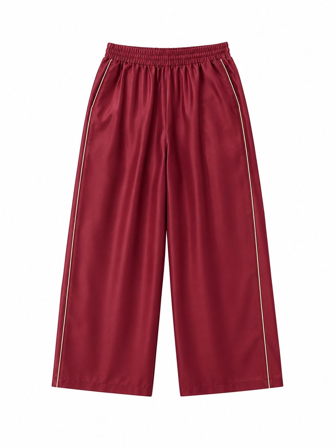 TROUSER GOLD PIPPING DBURGUNDY MCL11404