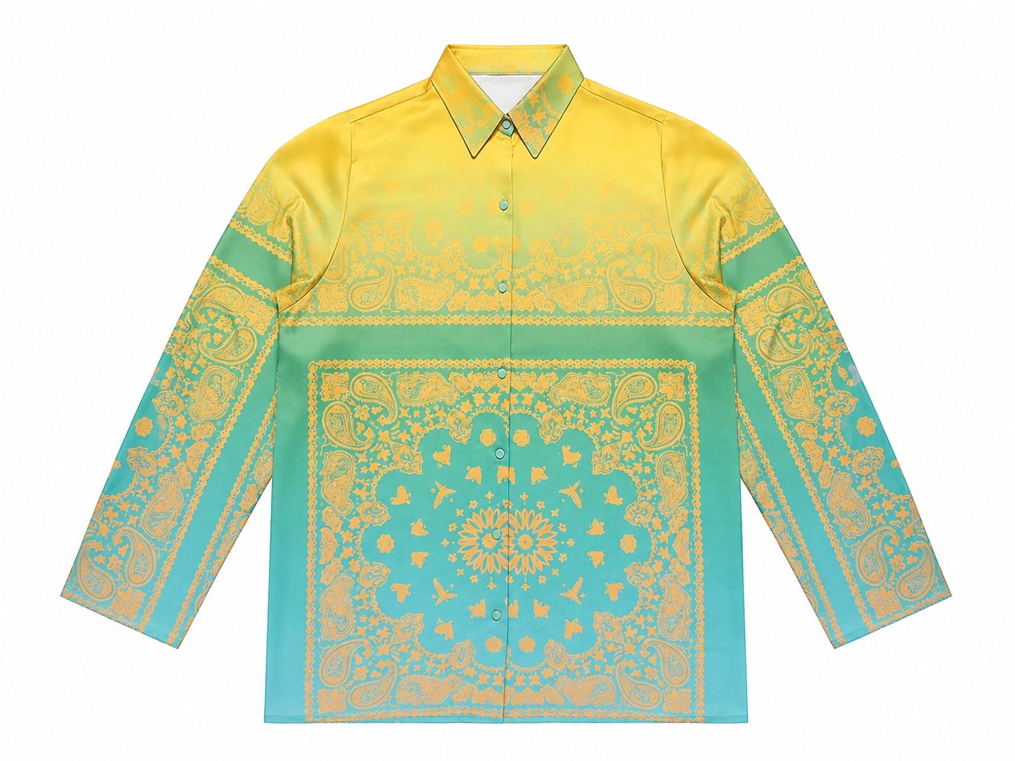 SHIRT VERONA BANDANA GREEN GRADIENT MCL12134