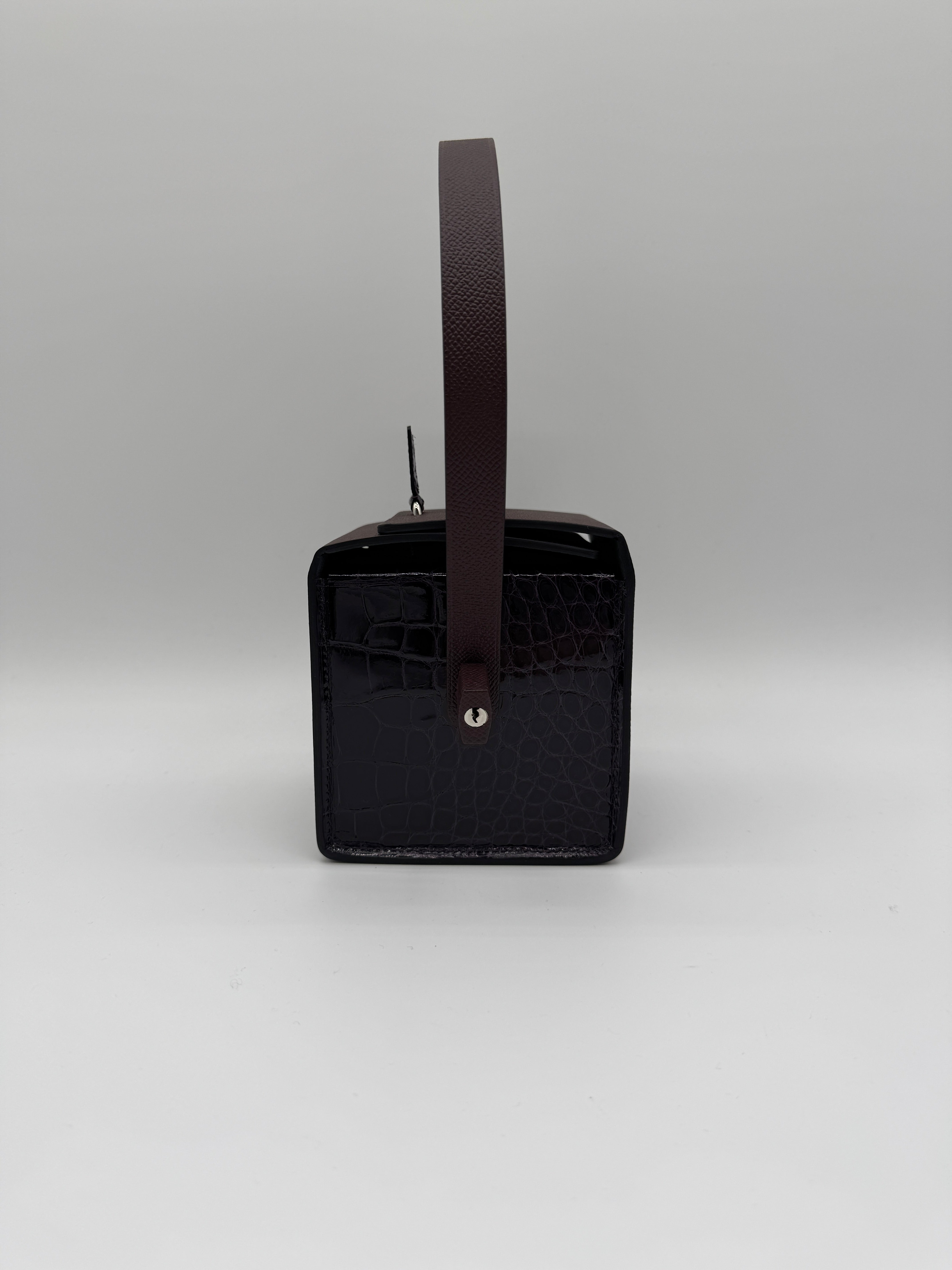 Hermès Petit H robot rouge sellier - cassis