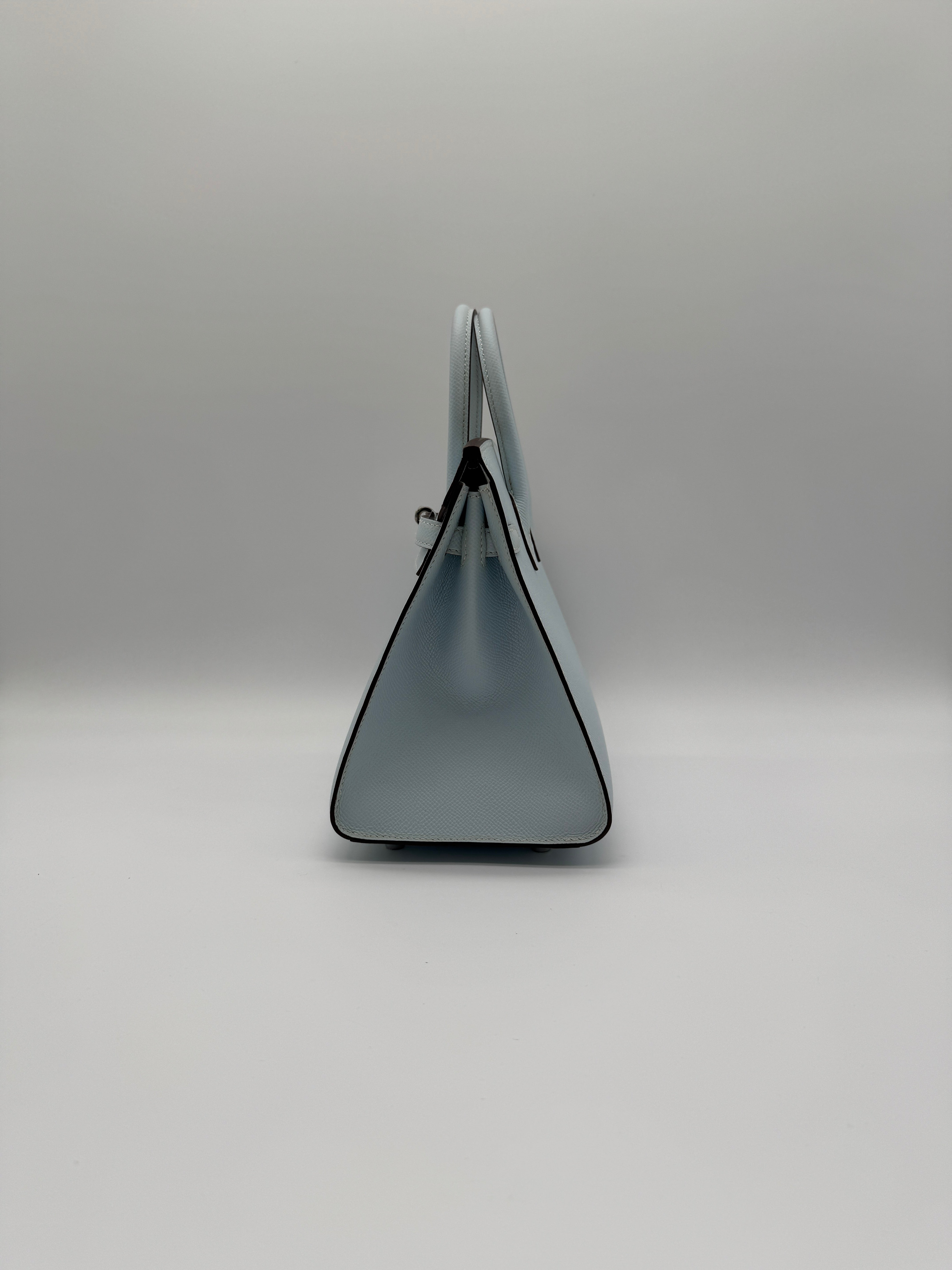 Hermès B25 Blue Brume Epsom Palladium Hardware