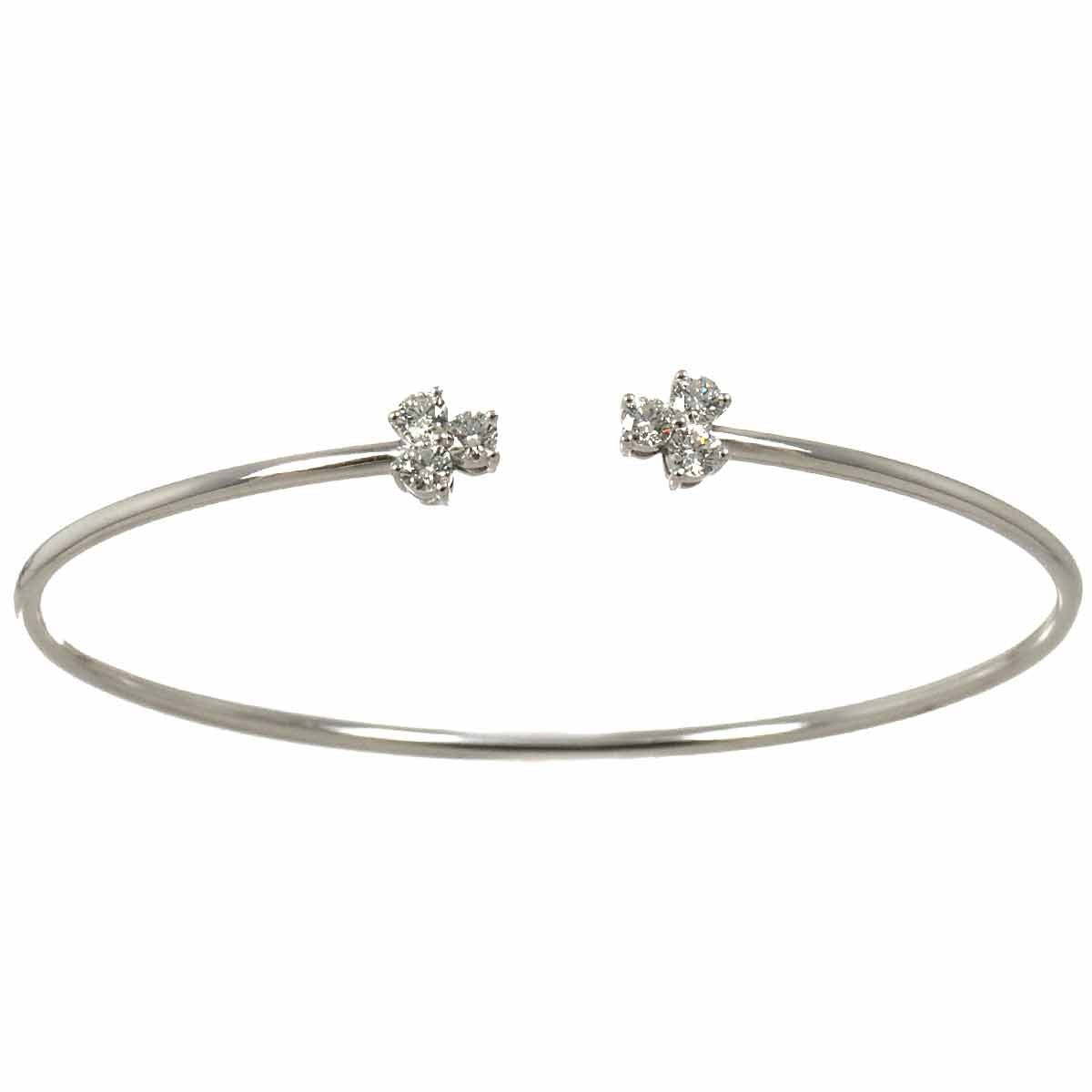 TIFFANY Co. Aria Diamond Bracelet 18K White Gold 750 902932471