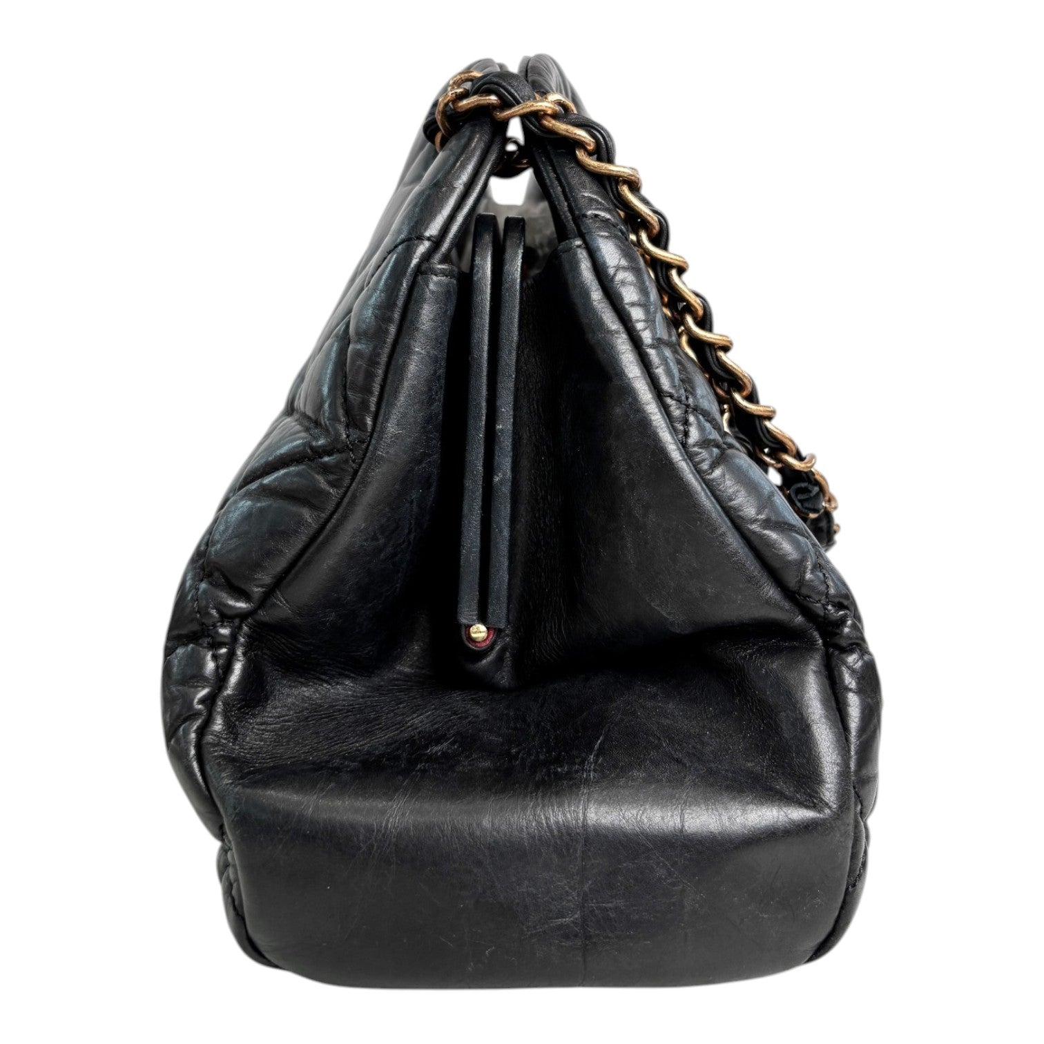 Chanel Calfskin Just Mademoiselle Bowling Bag