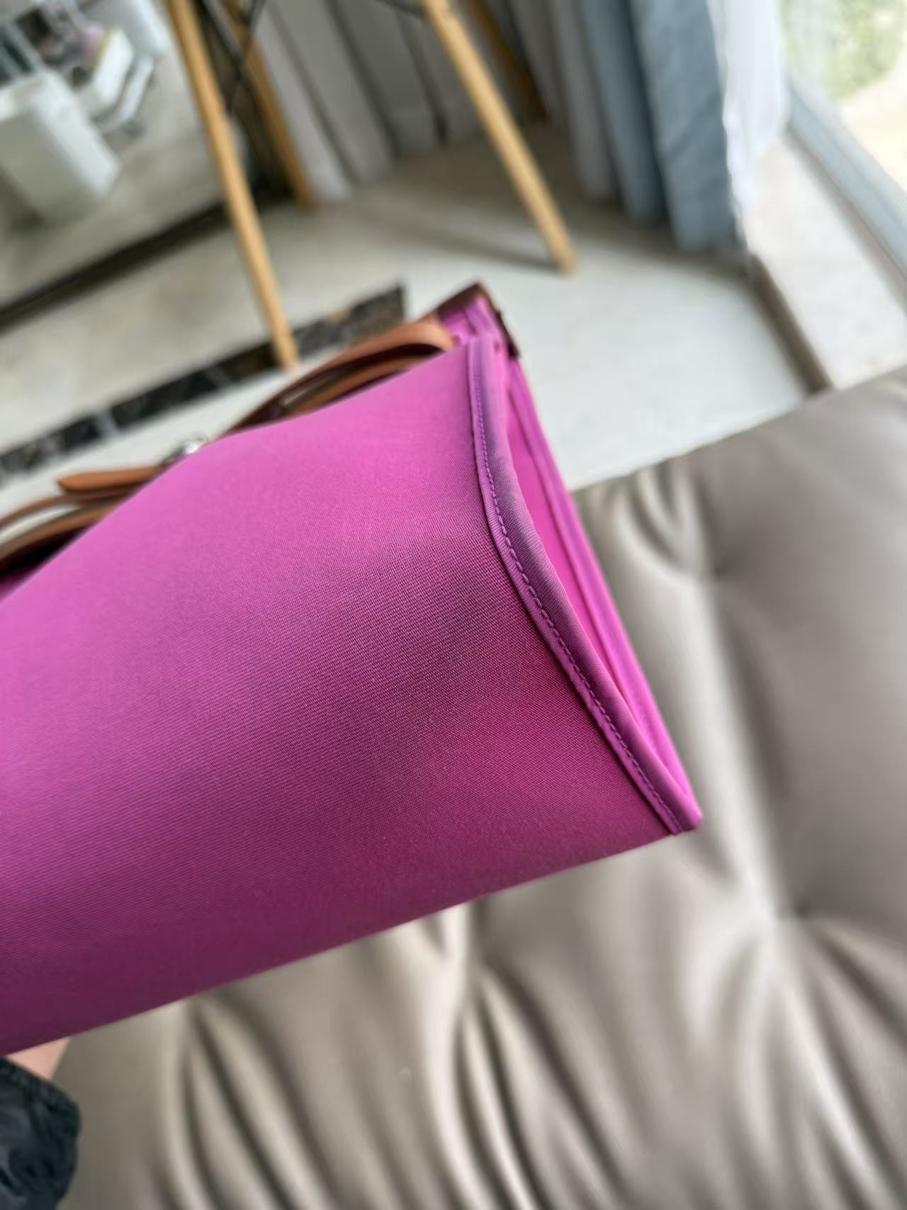 Hermès Herbag 31 Two-Tone Convertible Bag - Fuchsia & Gold