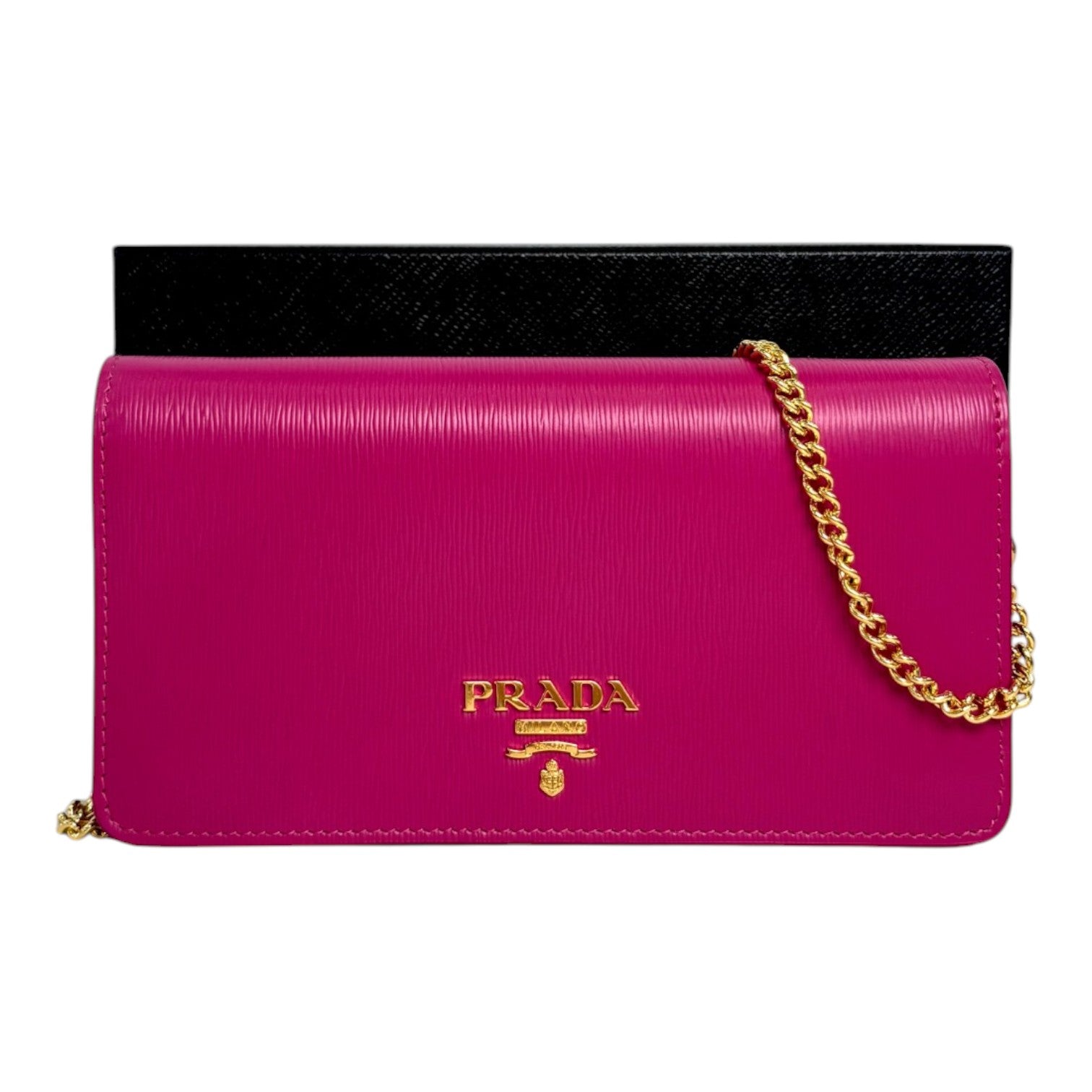 Prada Pink WOC Bag with Chain Strap