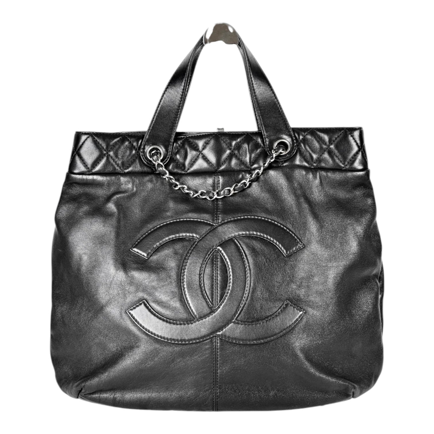 Chanel Black CC Tote Bag