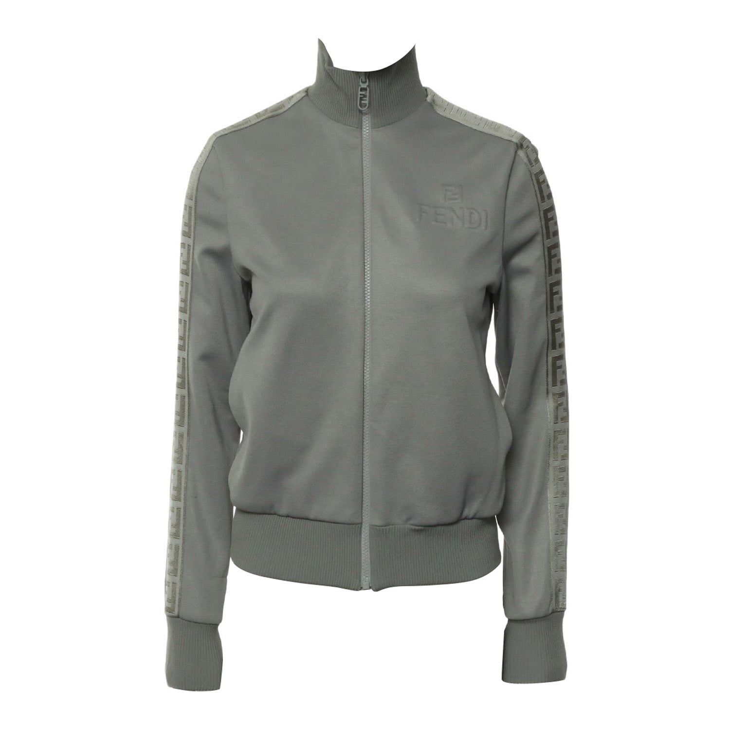 Fendi Logo Jacquard Bomber Jacket FEN02439C