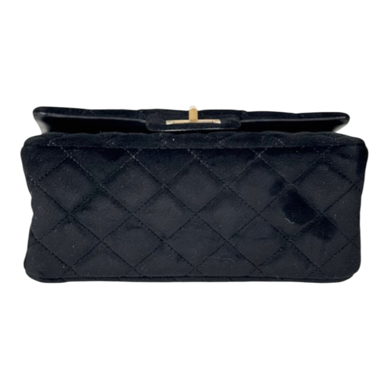 Chanel Black Velvet Mini Re-Issue Bag