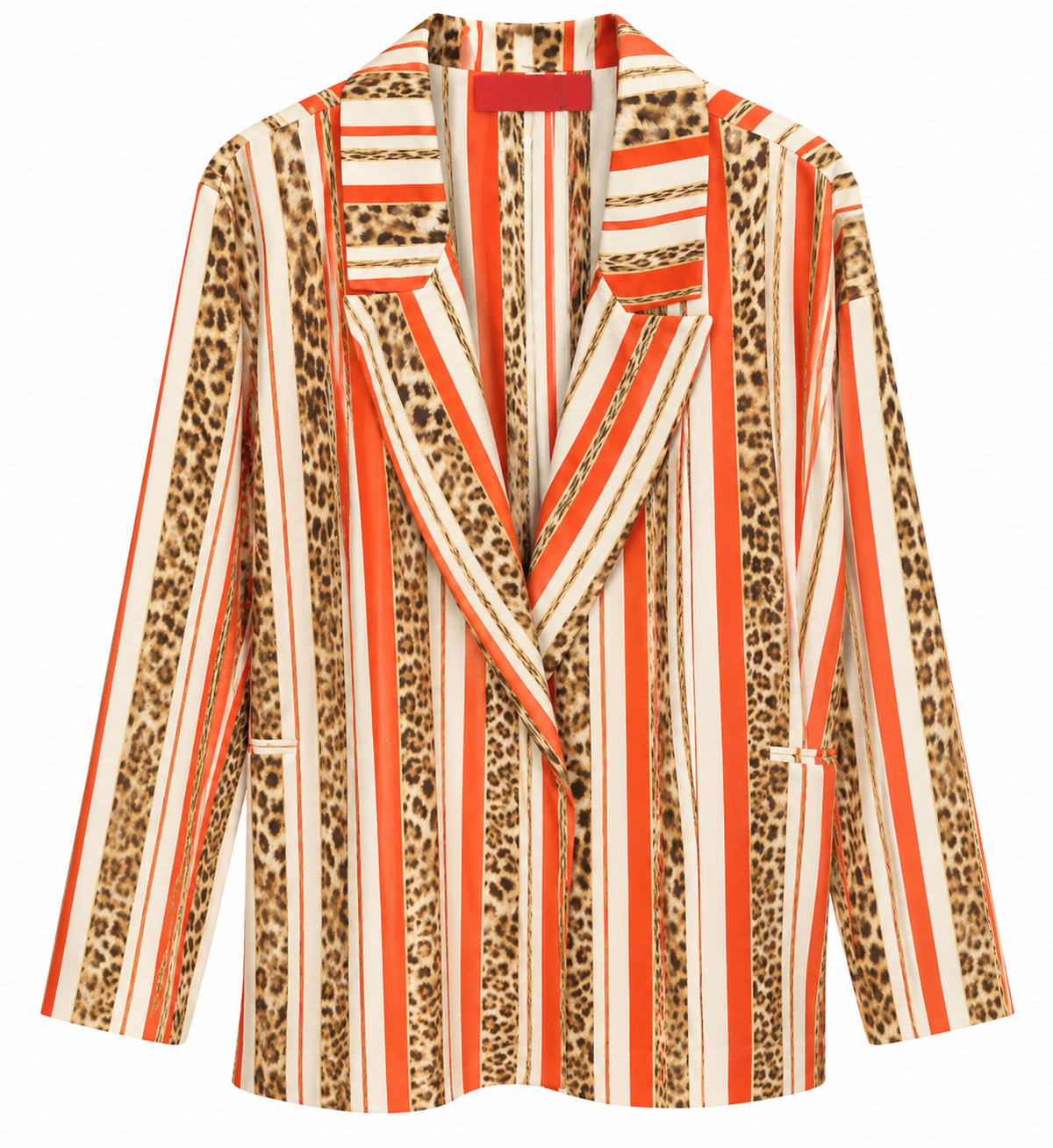 JACKET JULES PINSTRIPES LEO RED MCL13278