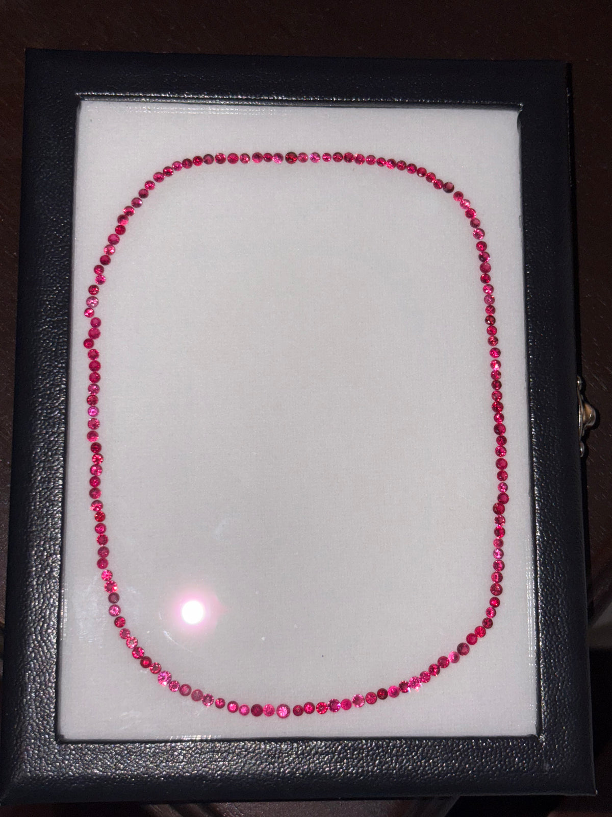15.00ct Jedi Spinel Necklace Set 2.5-3.5mm DXBCS6716