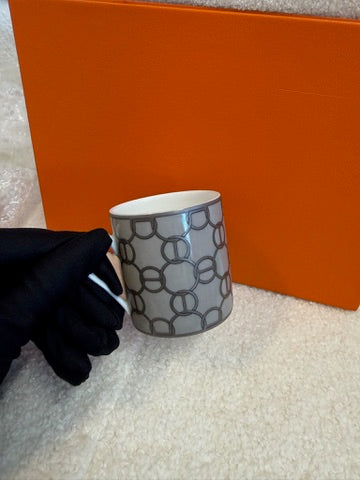Hermès H Déco Saucer Set 12 Pieces