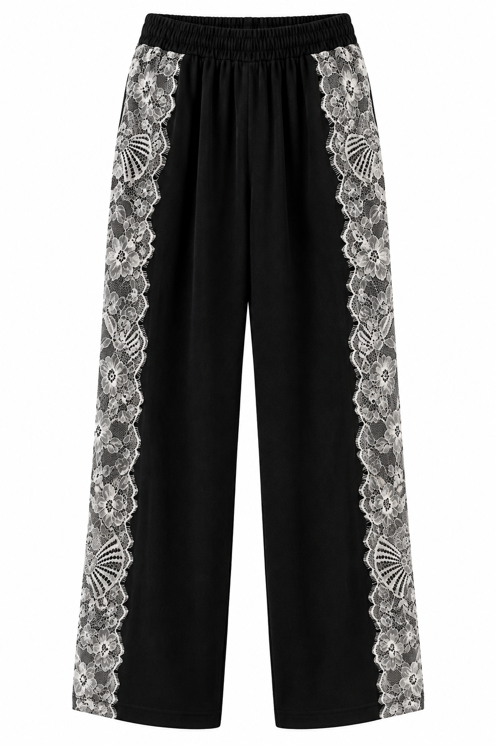 TROUSER GILDS KNITWEAR BLACK WHITE MCL13479