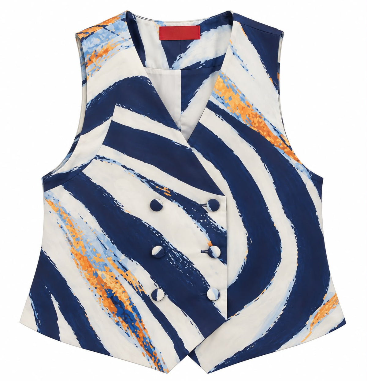 WAISTCOAT SUZY TIGER BOLD BLUE MCL13441