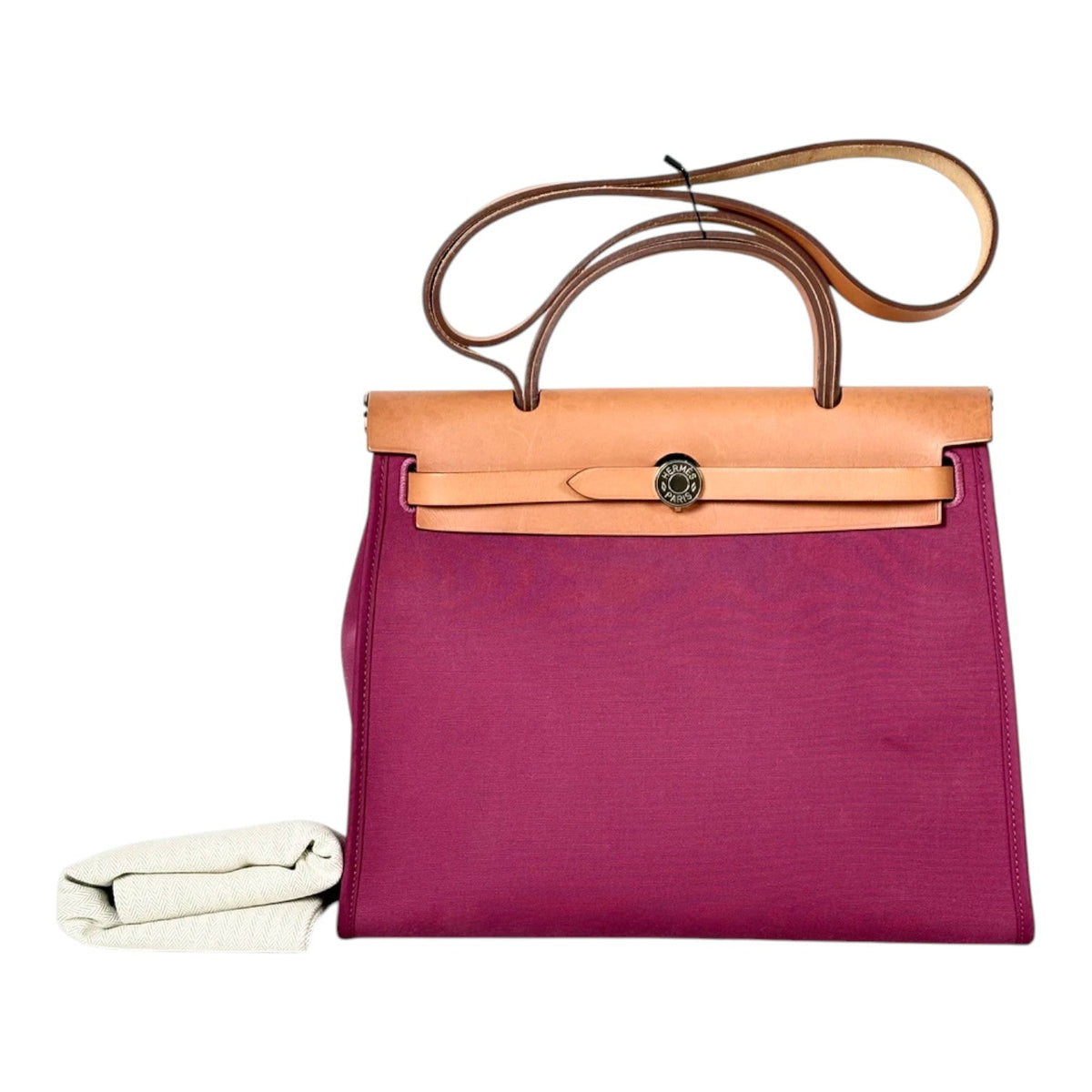 Hermes Pink Herbag Zip 31 Bag